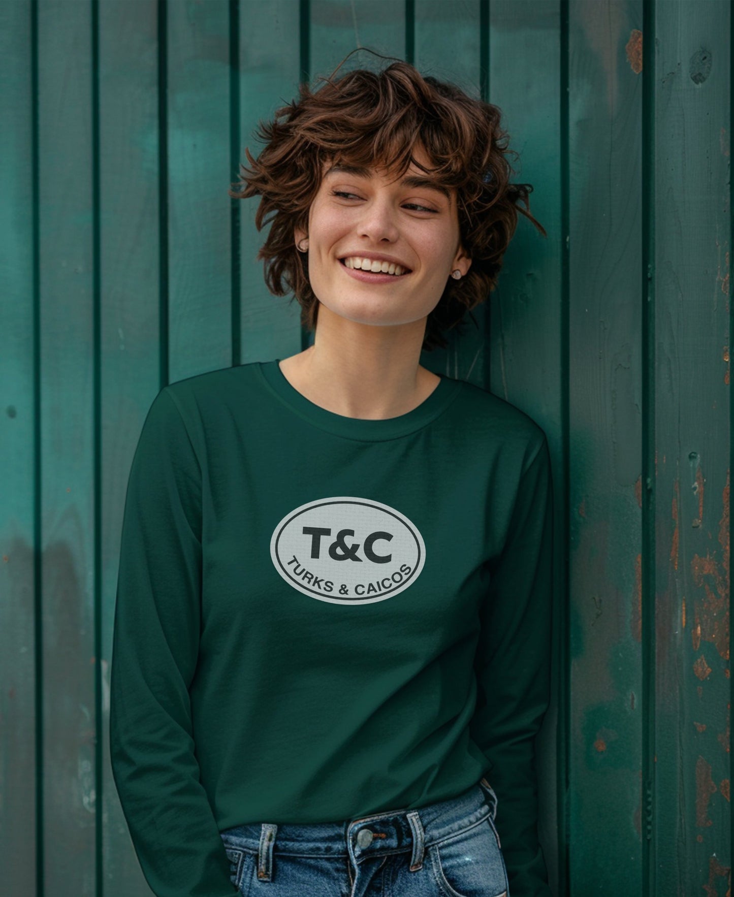 Turks & Caicos T&C Logo Long Sleeve Top product type