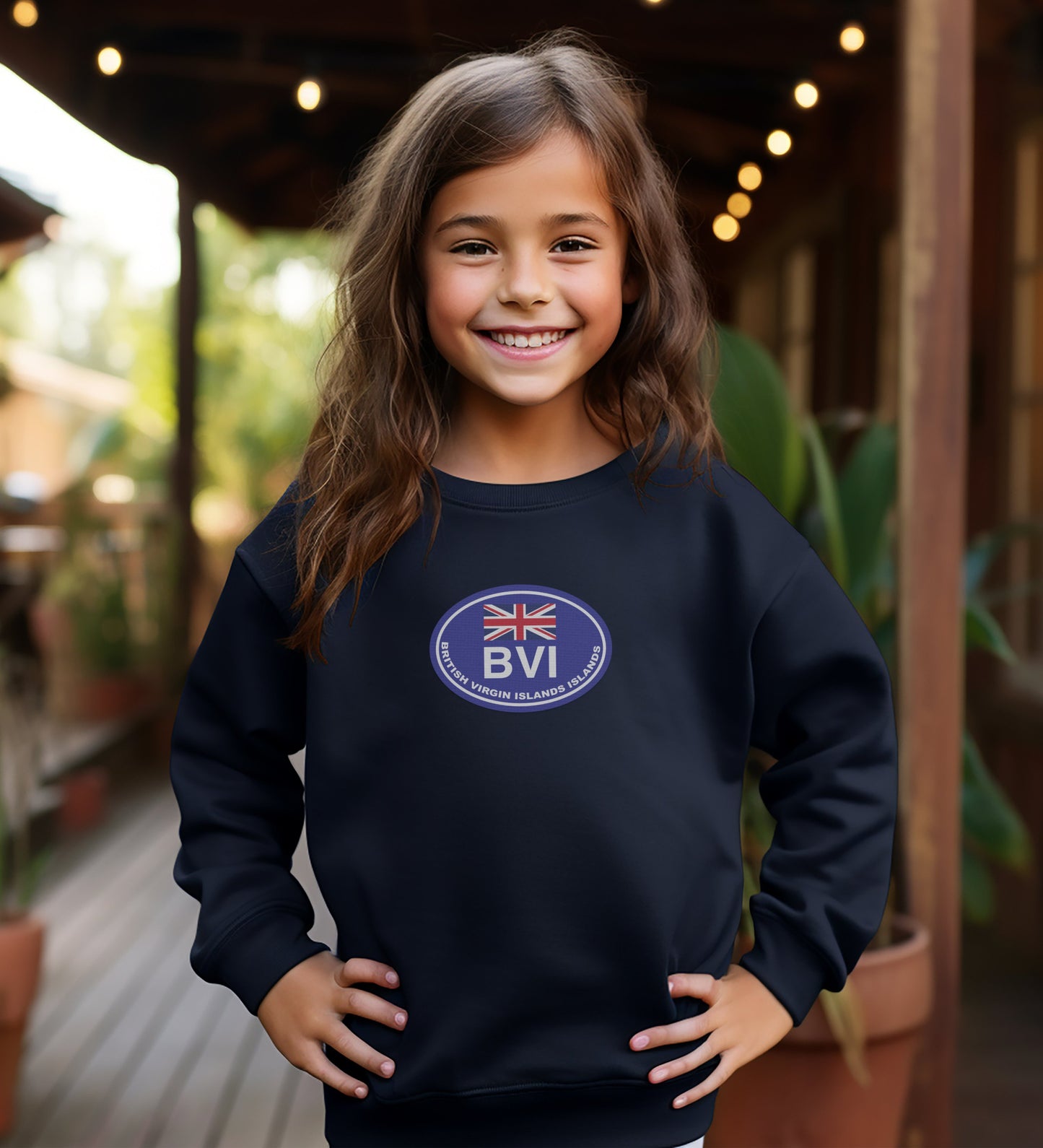 British Virgin Islands BVI Kids Sweatshirt product type