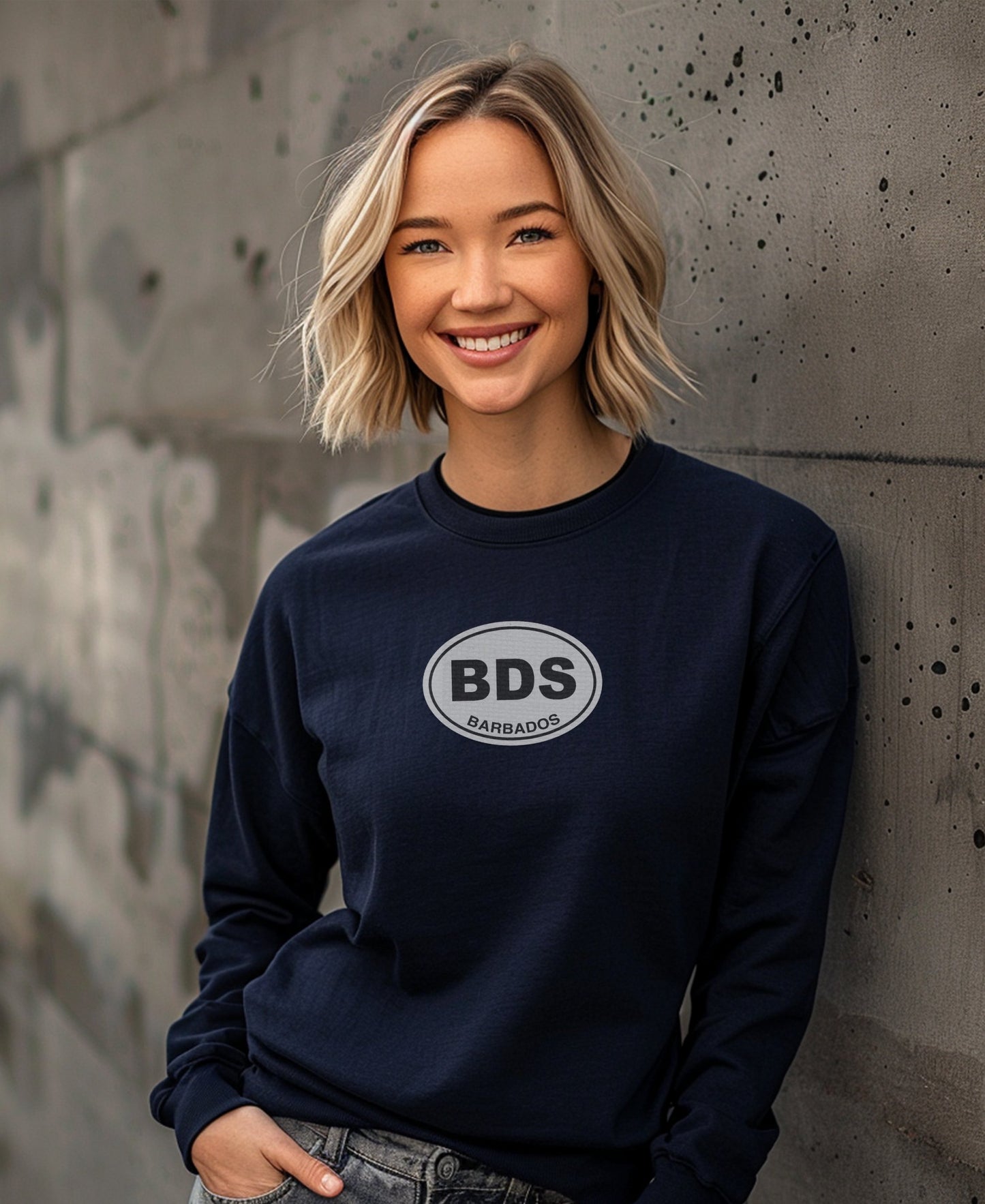 BDS BARBADOS graphic logo long sleeve shirt product