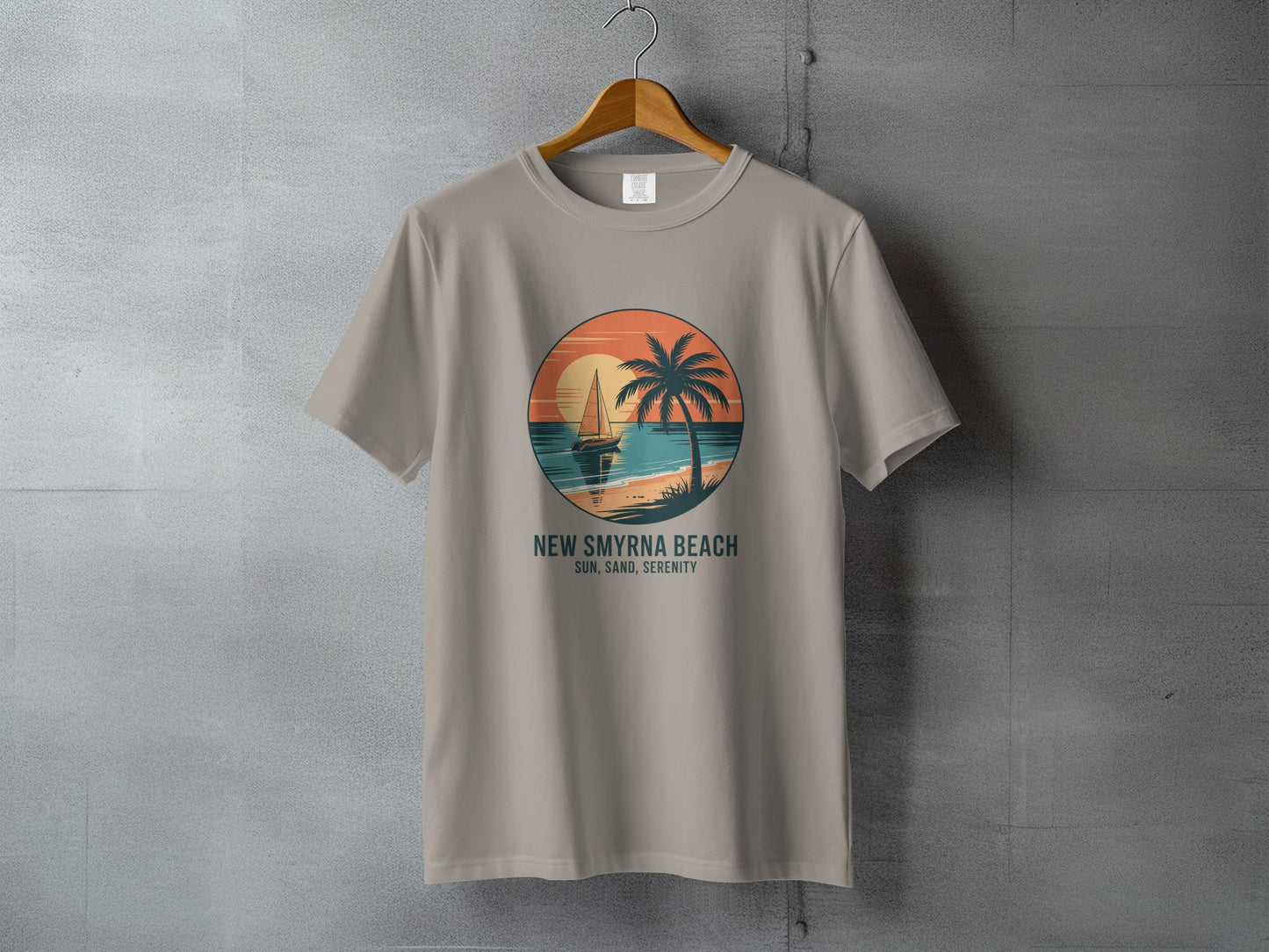 New Smyrna Beach Sun Sand Serenity T-shirt product type