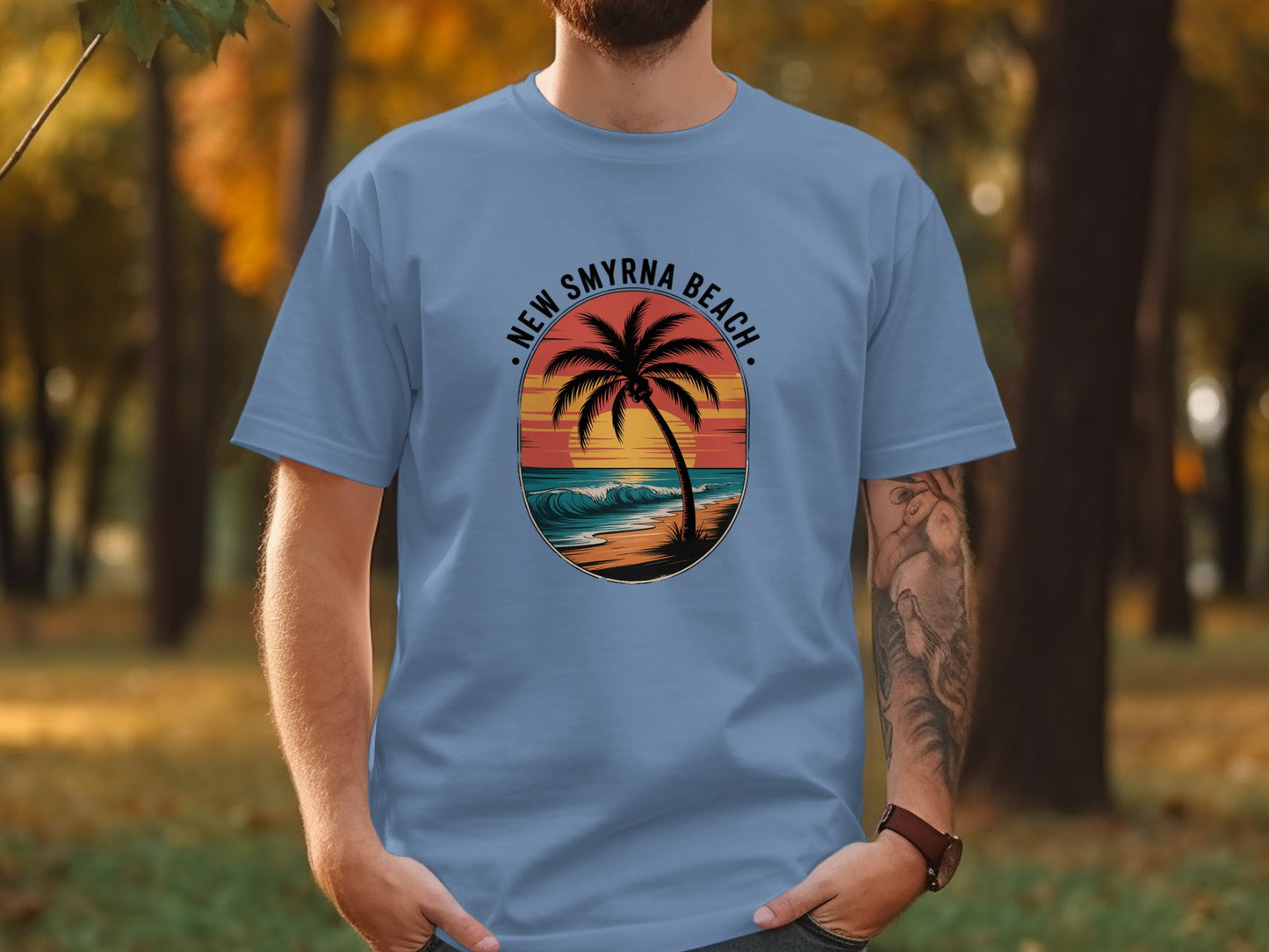 New Smyrna Beach Sunset Graphic T-shirt product