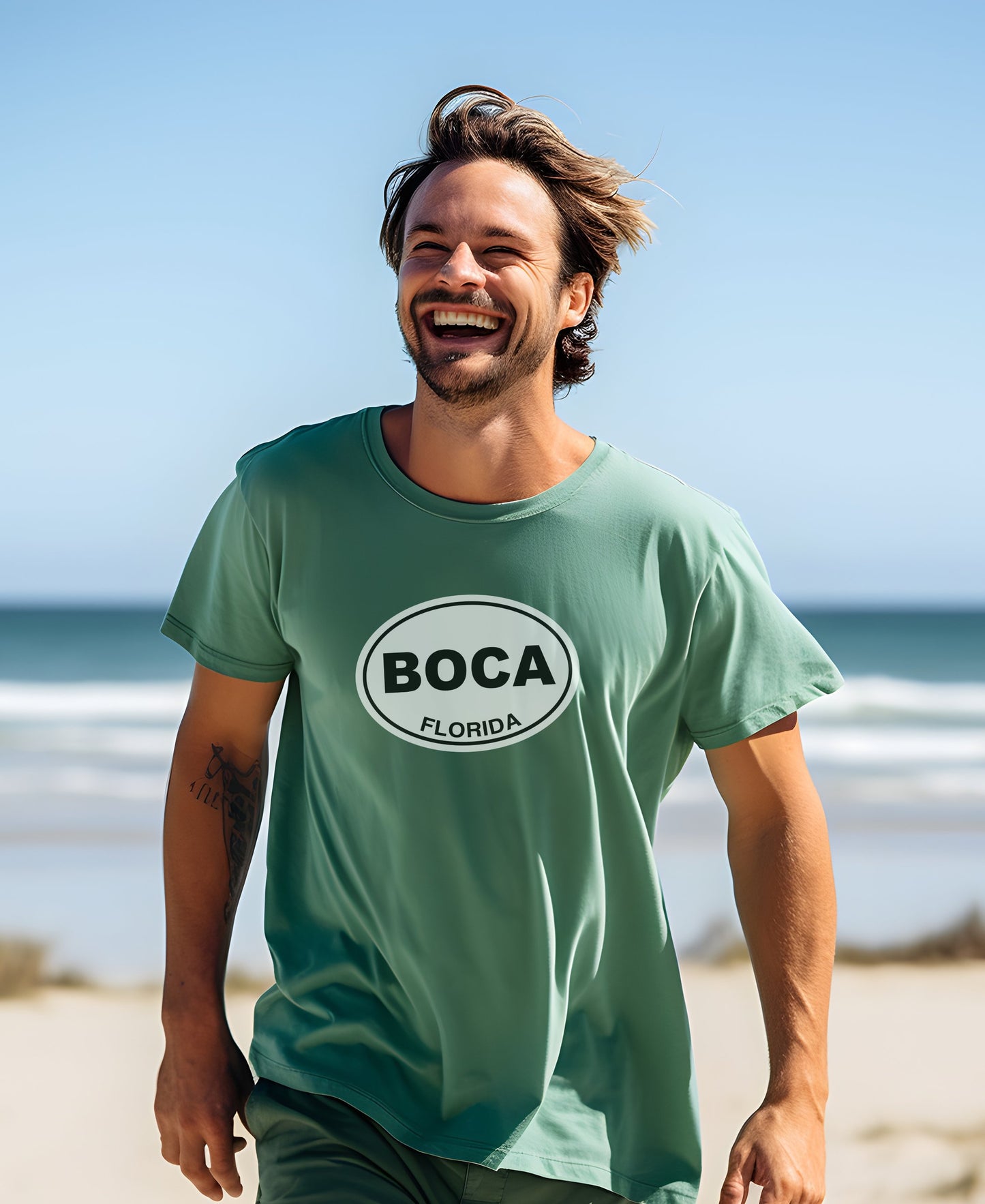 Boca Florida Graphic Print Men's T-Shirt product type
