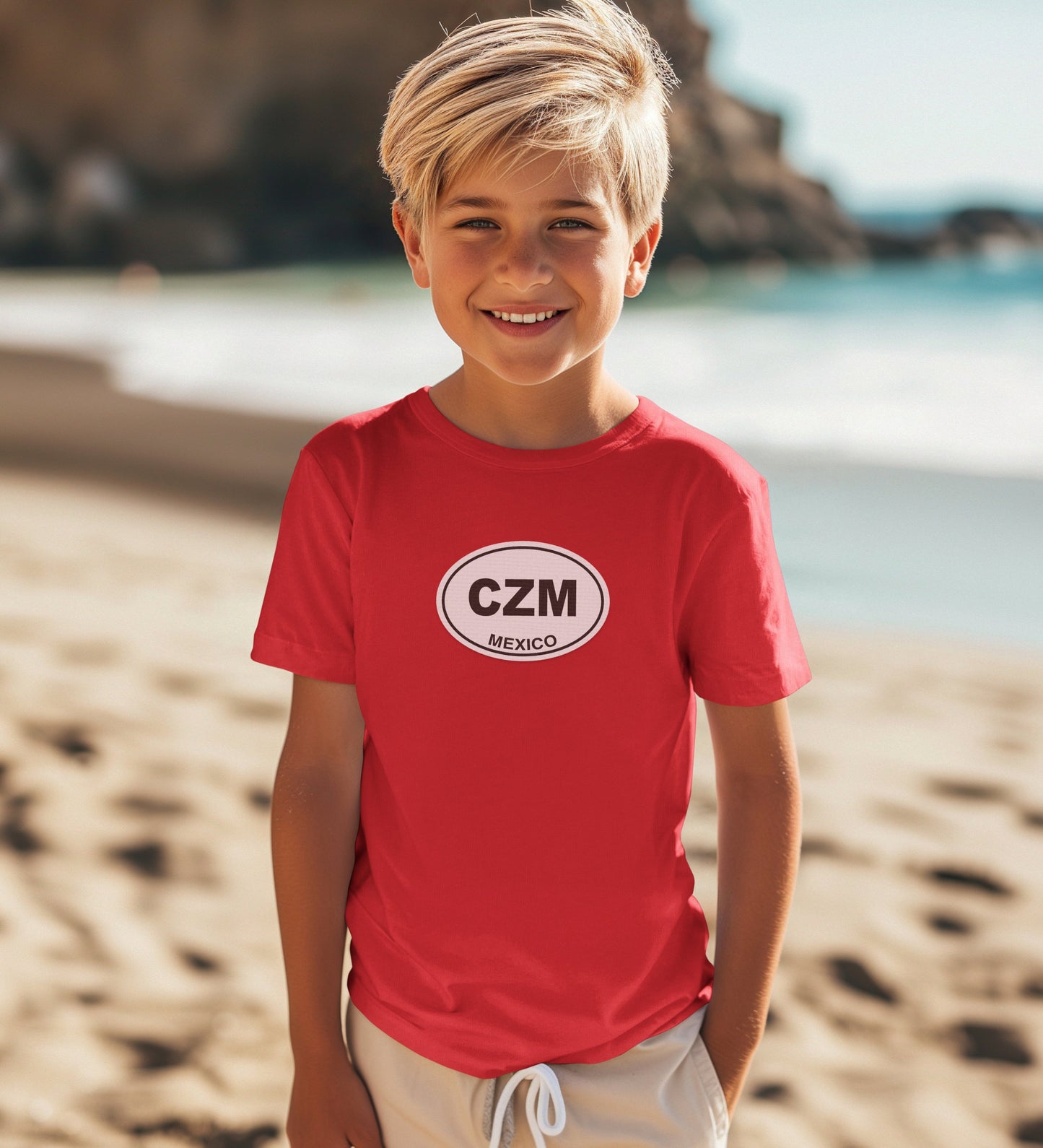 Vibrant Red CZM Mexico Graphic Tee product type