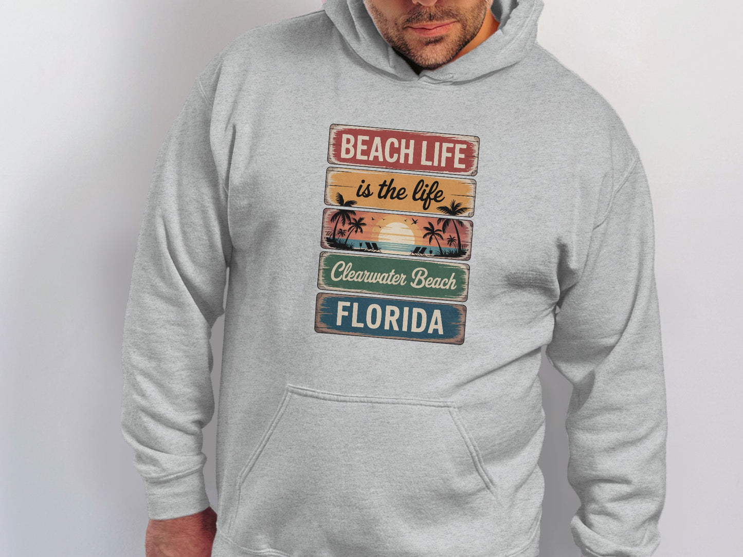 Beach Life Clearwater Beach Florida Hoodie product