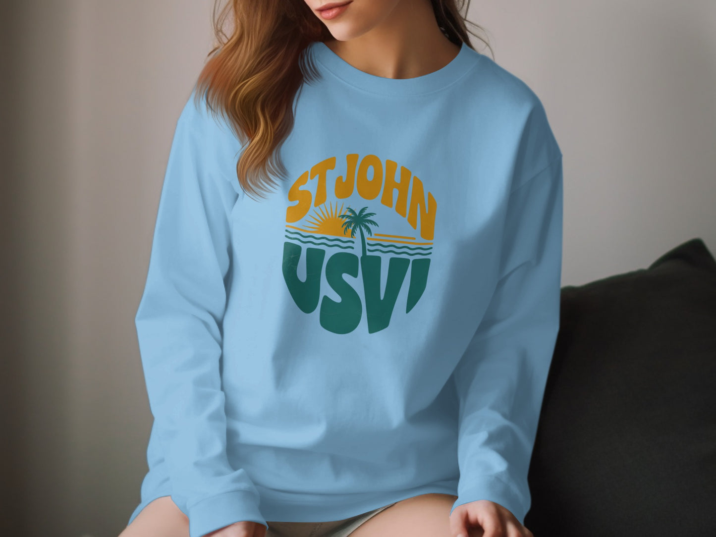 St John USVI Graphic Print Long Sleeve product