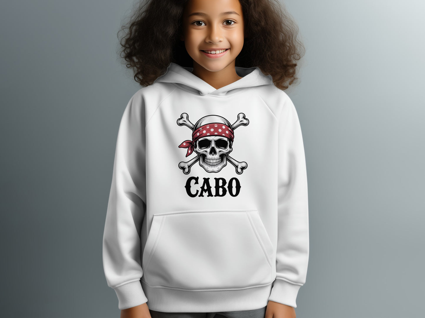 Cabo Pirate Skull Design Hoodie product