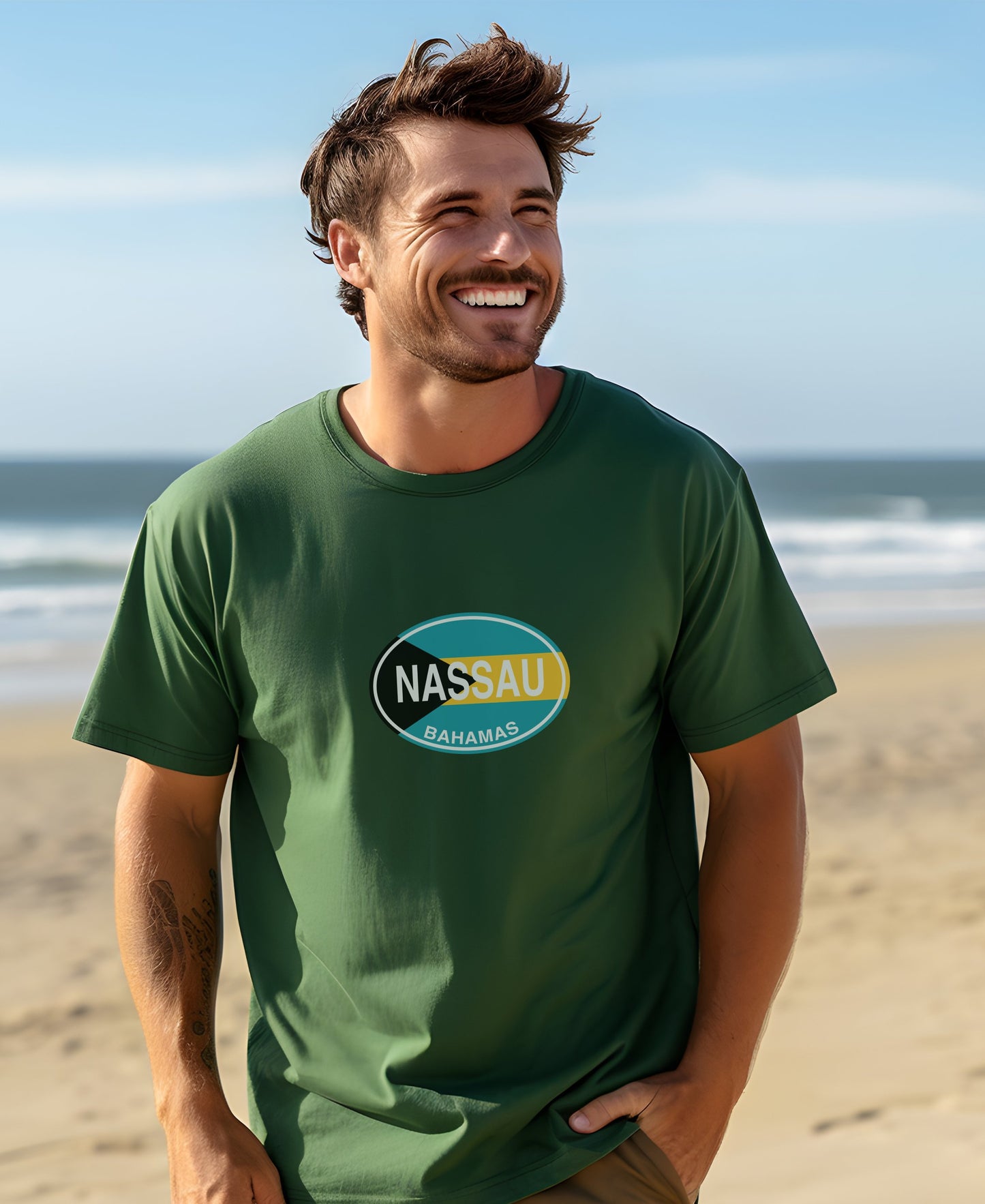 Nassau Mens T-Shirt – Laid-Back Look for Bahamas Junkanoo Festival
