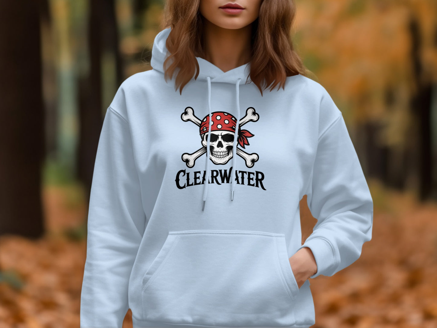 Clearwater Pirate Skull Hoodie product type