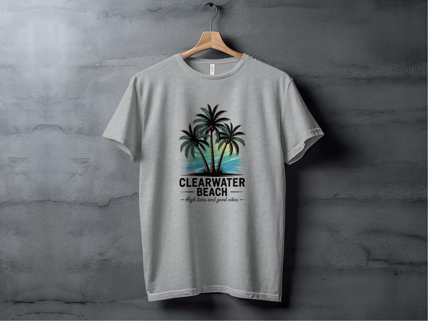 Clearwater Beach Palm Trees Graphic T-Shirt product
