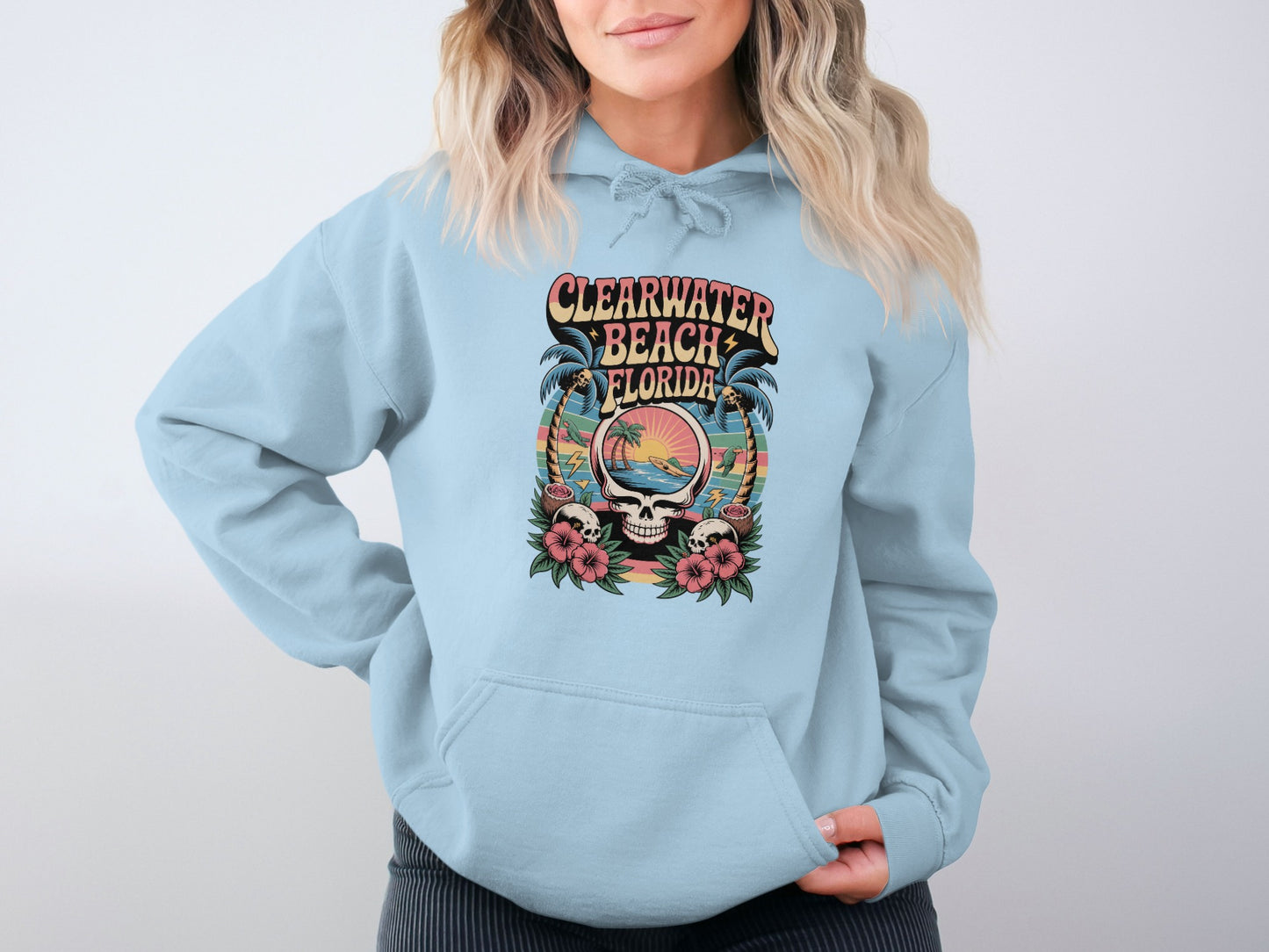 Clearwater Beach Florida Vintage Hoodie product