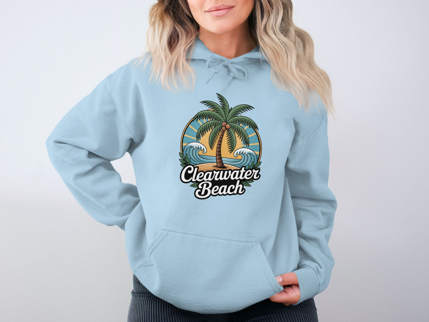 Clearwater Beach Palm Tree Hoodie product