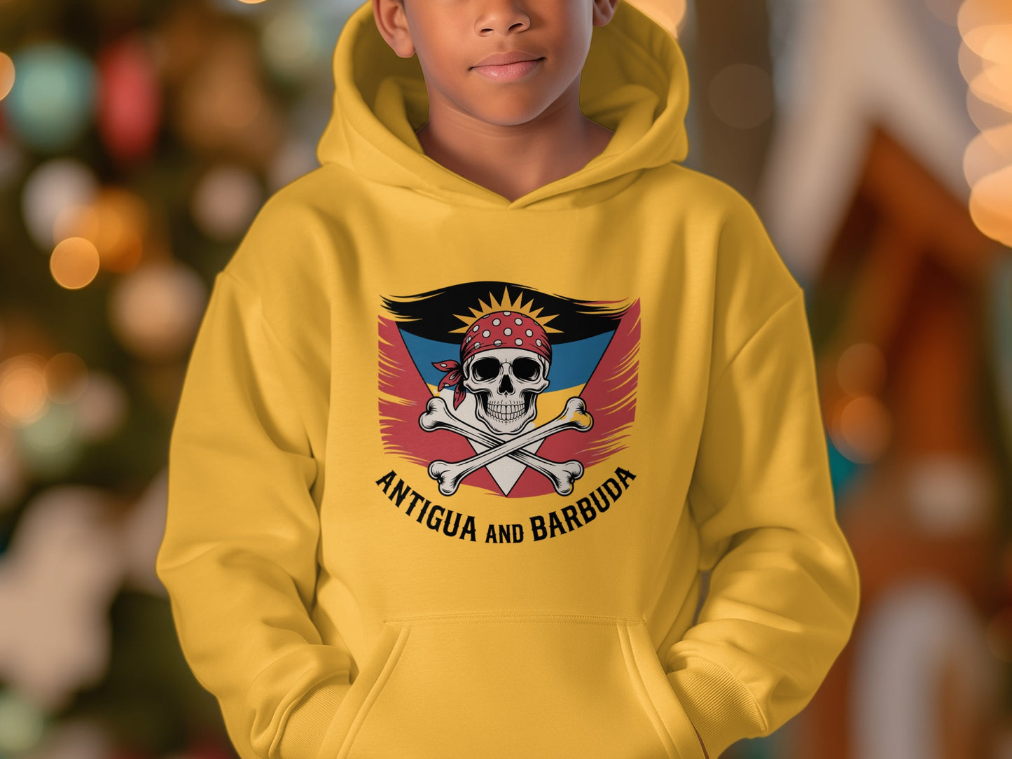 Antigua and Barbuda Skull and Crossbones Hoodie product