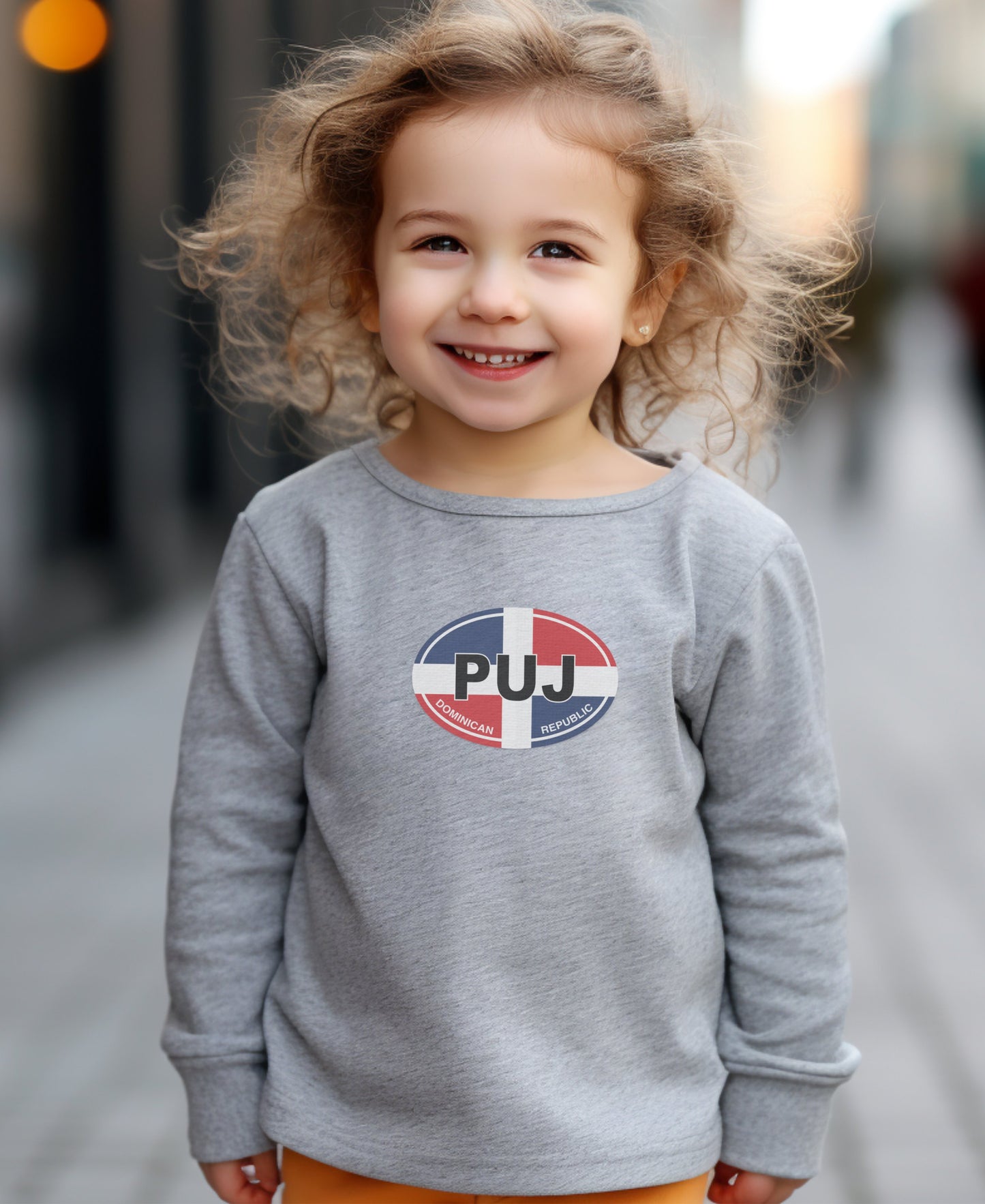 Colorful PUJ Logo on Kids Long Sleeve Pullover product