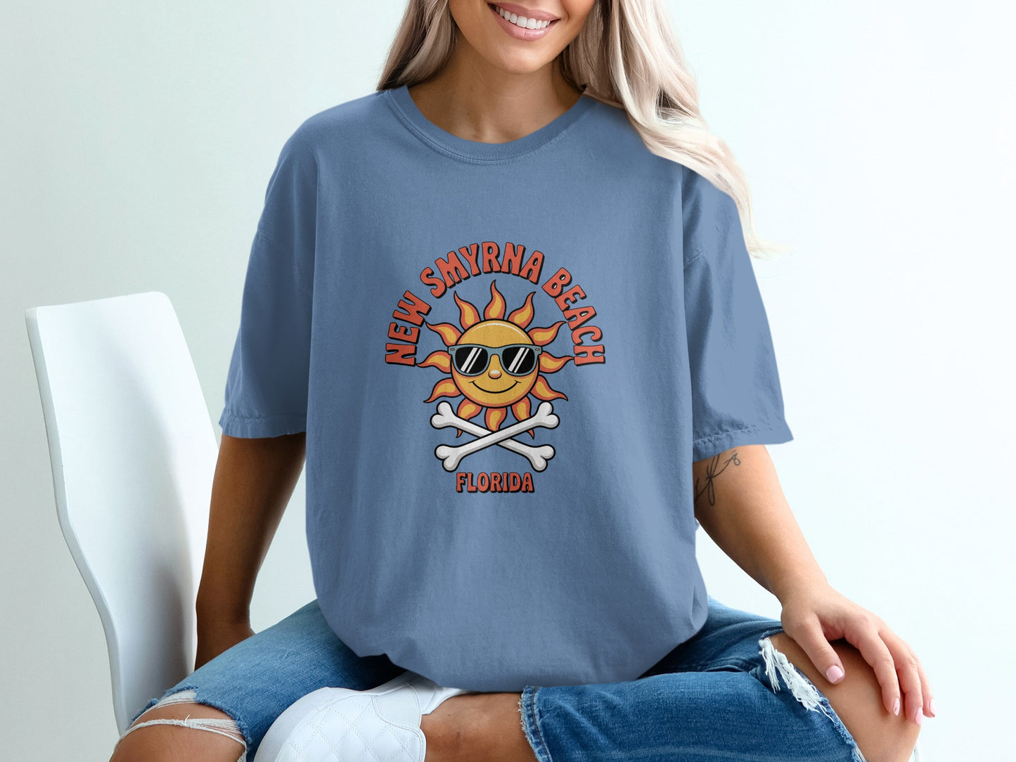 New Smyrna Beach Florida Sun Design T-shirt product