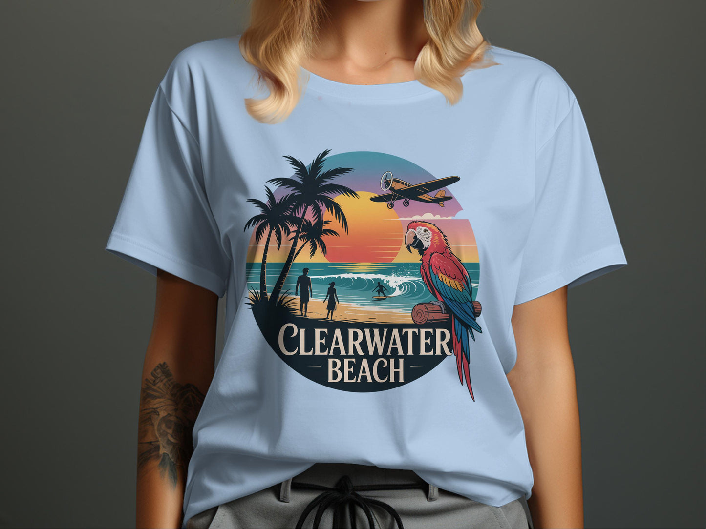 Clearwater Beach Sunset Graphic T-Shirt product