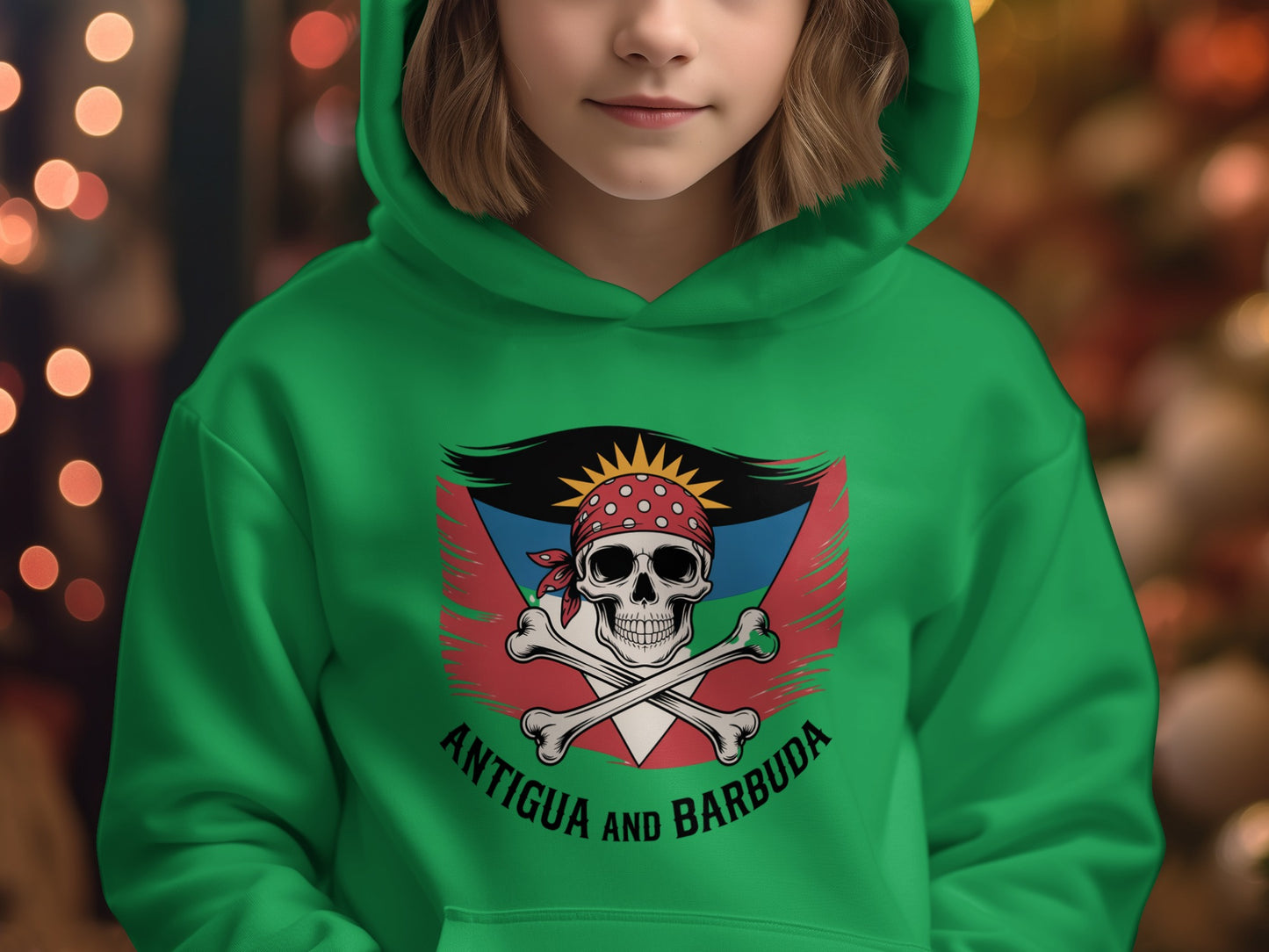 Antigua and Barbuda Skull and Crossbones Hoodie product
