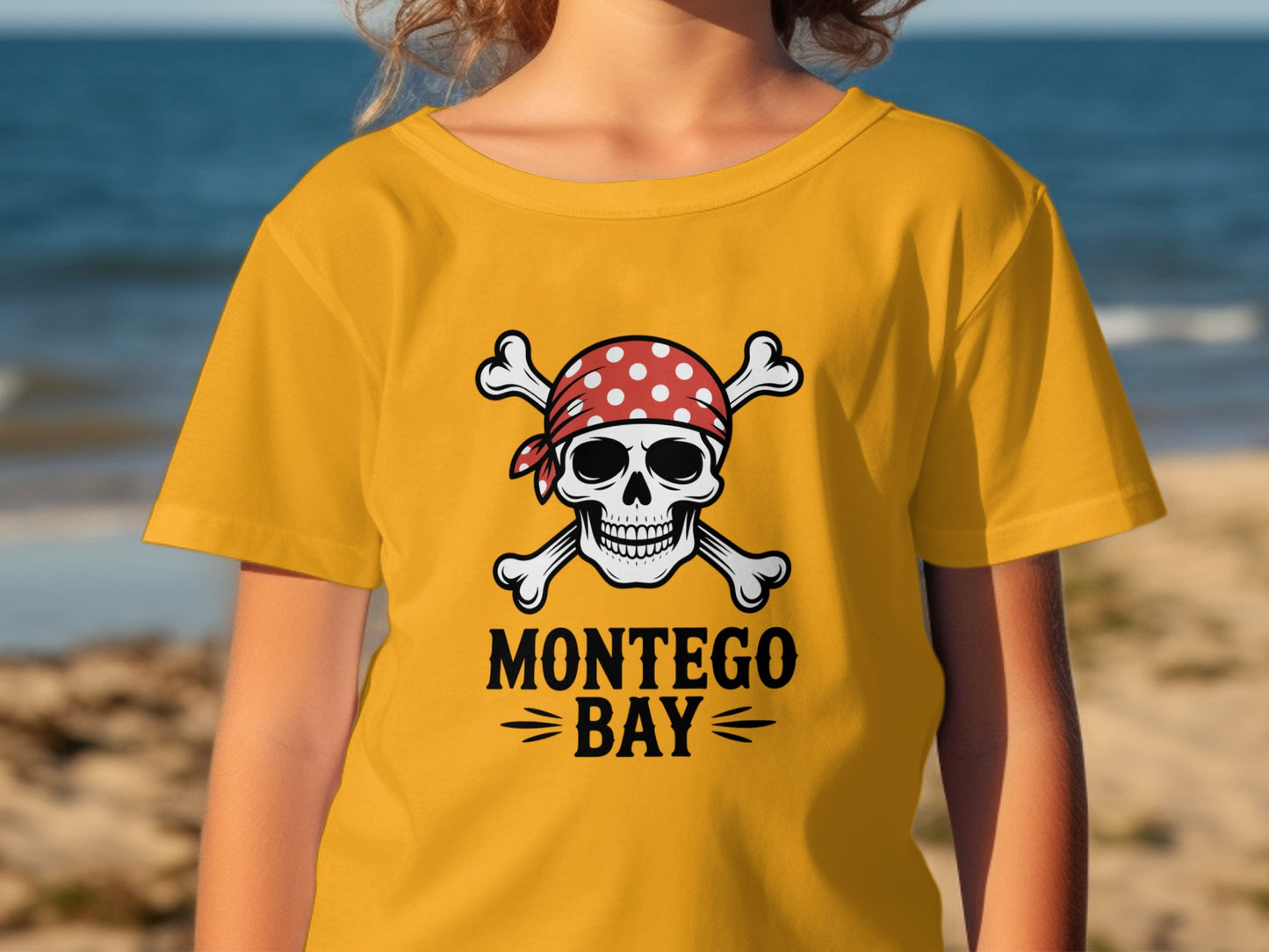 Montego Bay Pirate Skull Print T-shirt product type