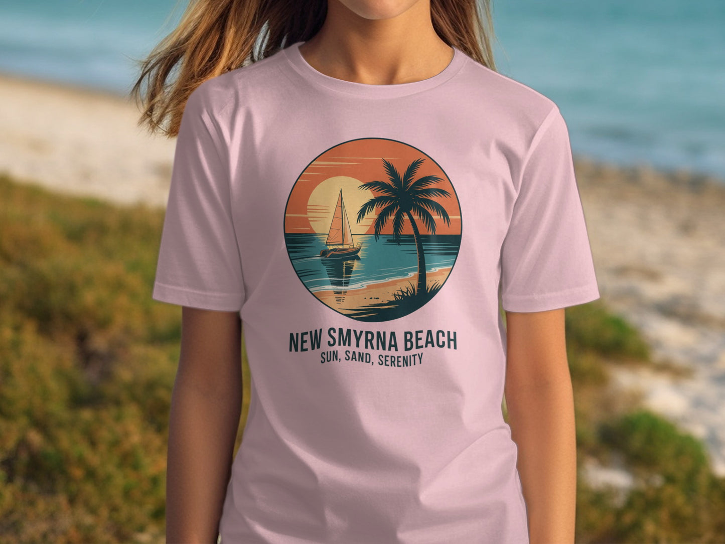 New Smyrna Beach Sun Sand Serenity T-shirt product type
