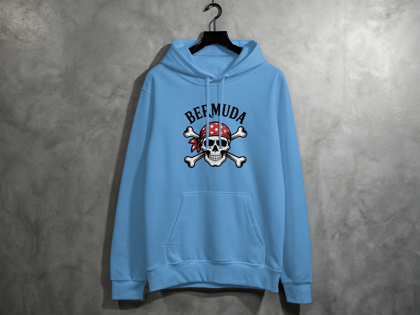 Bermuda Pirate Skull Graphic Hoodie product