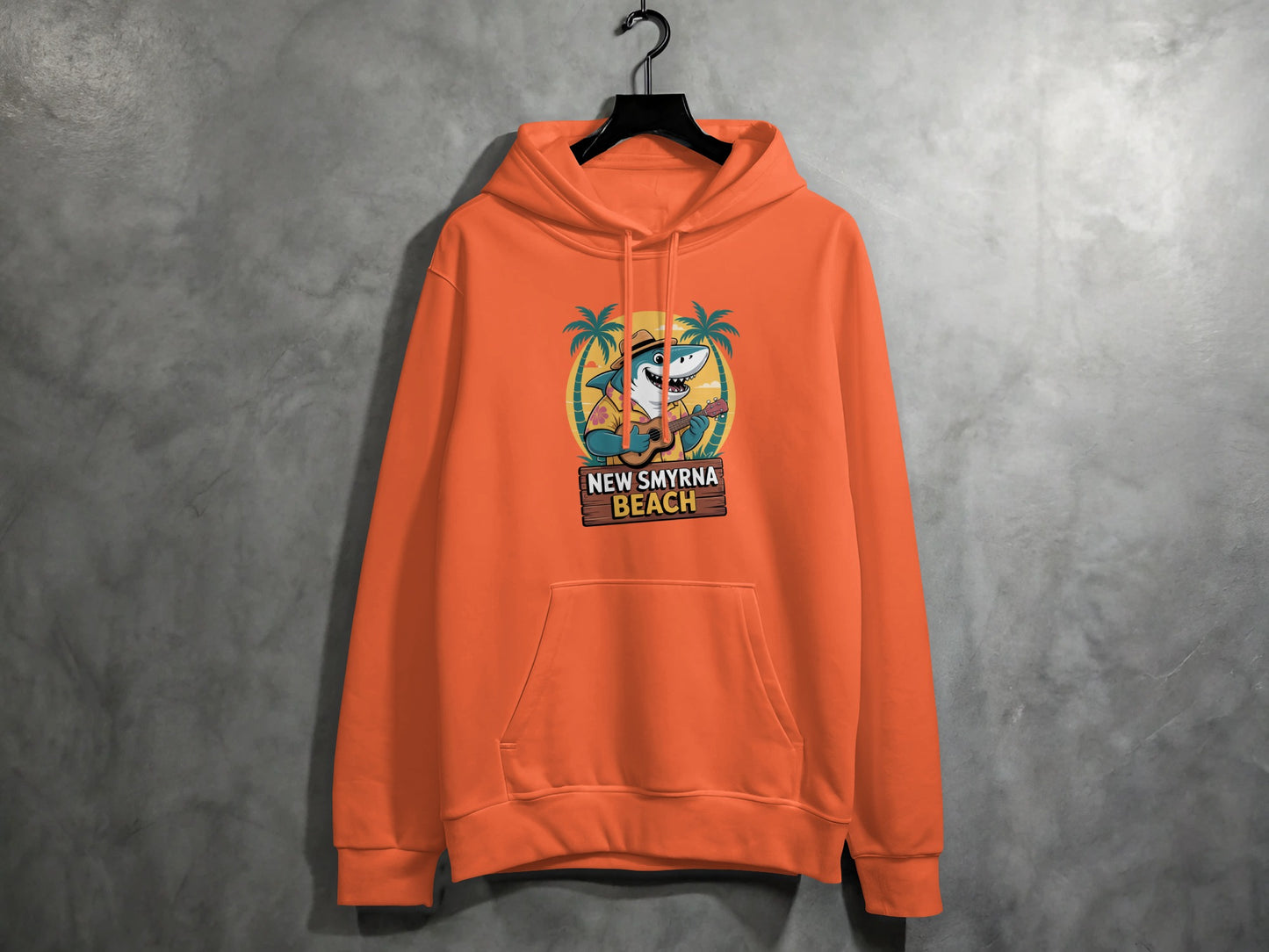 New Smyrna Beach Graphic Hooded Sweatshirt product type
