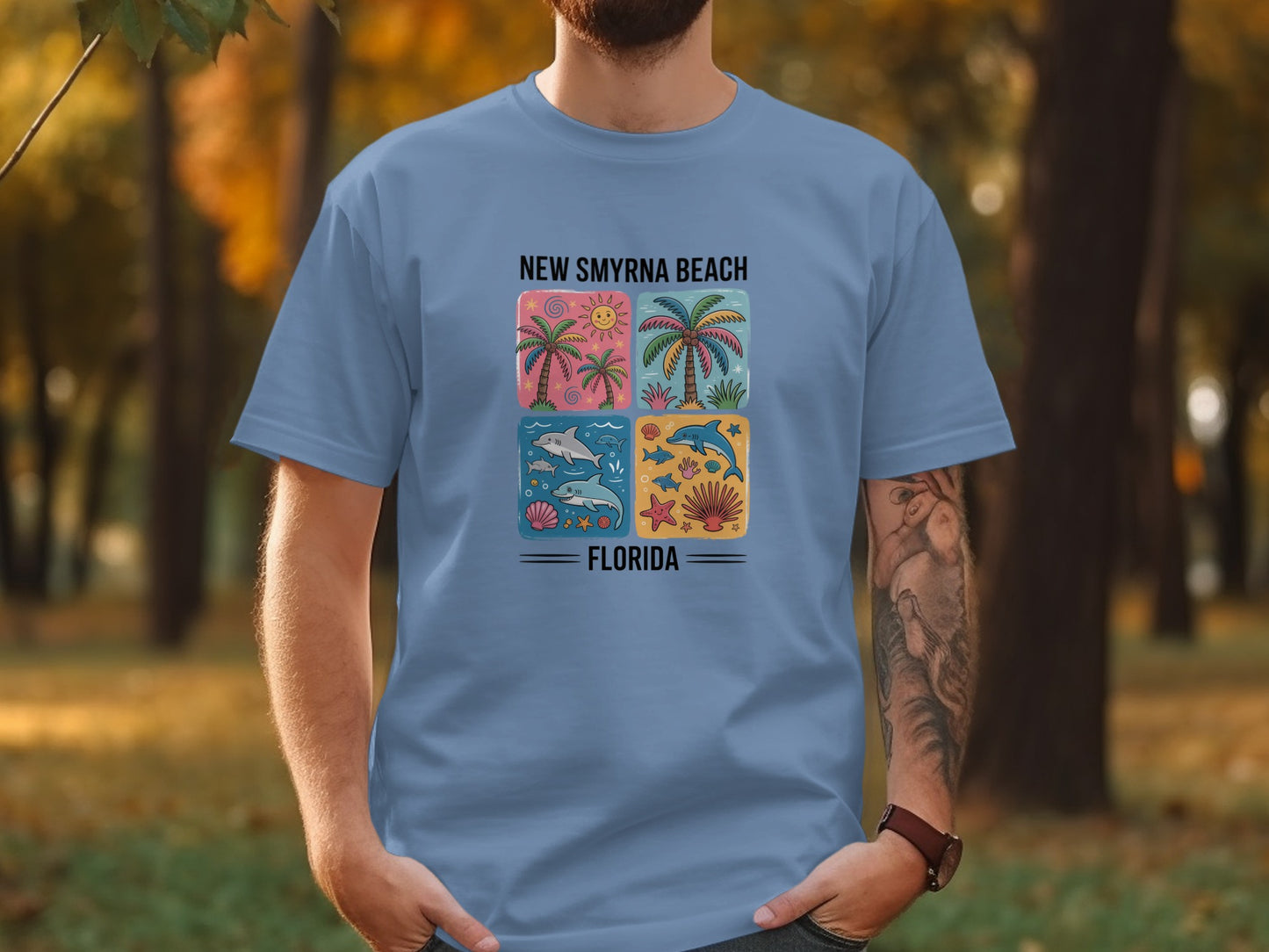 New Smyrna Beach Florida Graphic T-Shirt product type