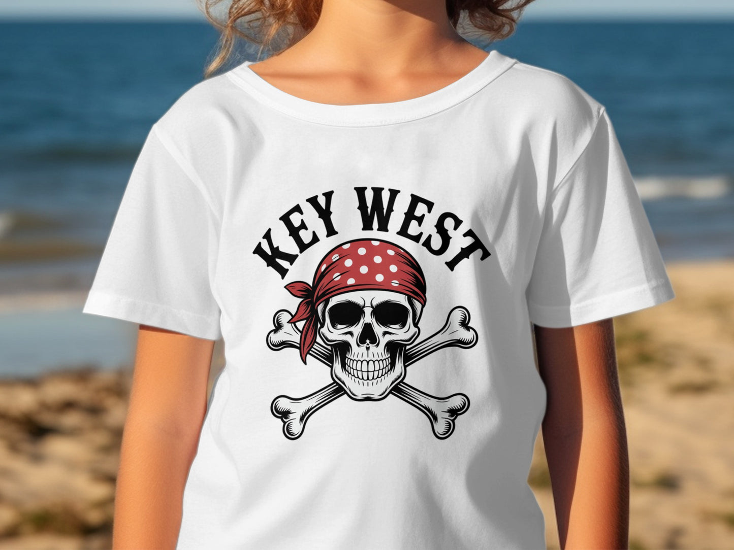 Key West Skull and Crossbones Graphic T-Shirt product
