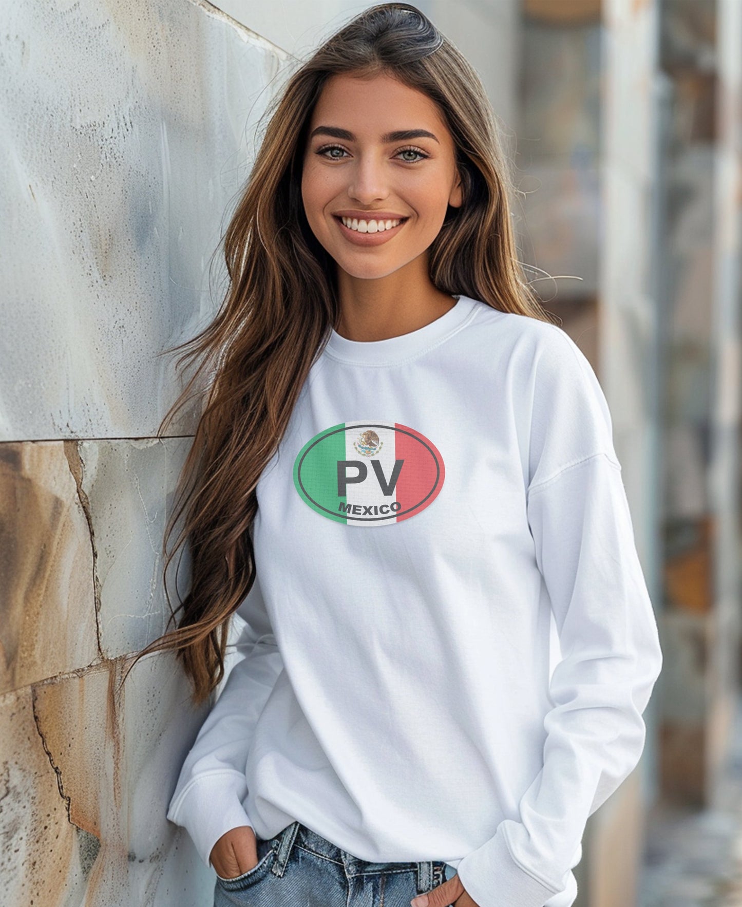 Stylish PV Mexico Themed Graphic Long Sleeve product type