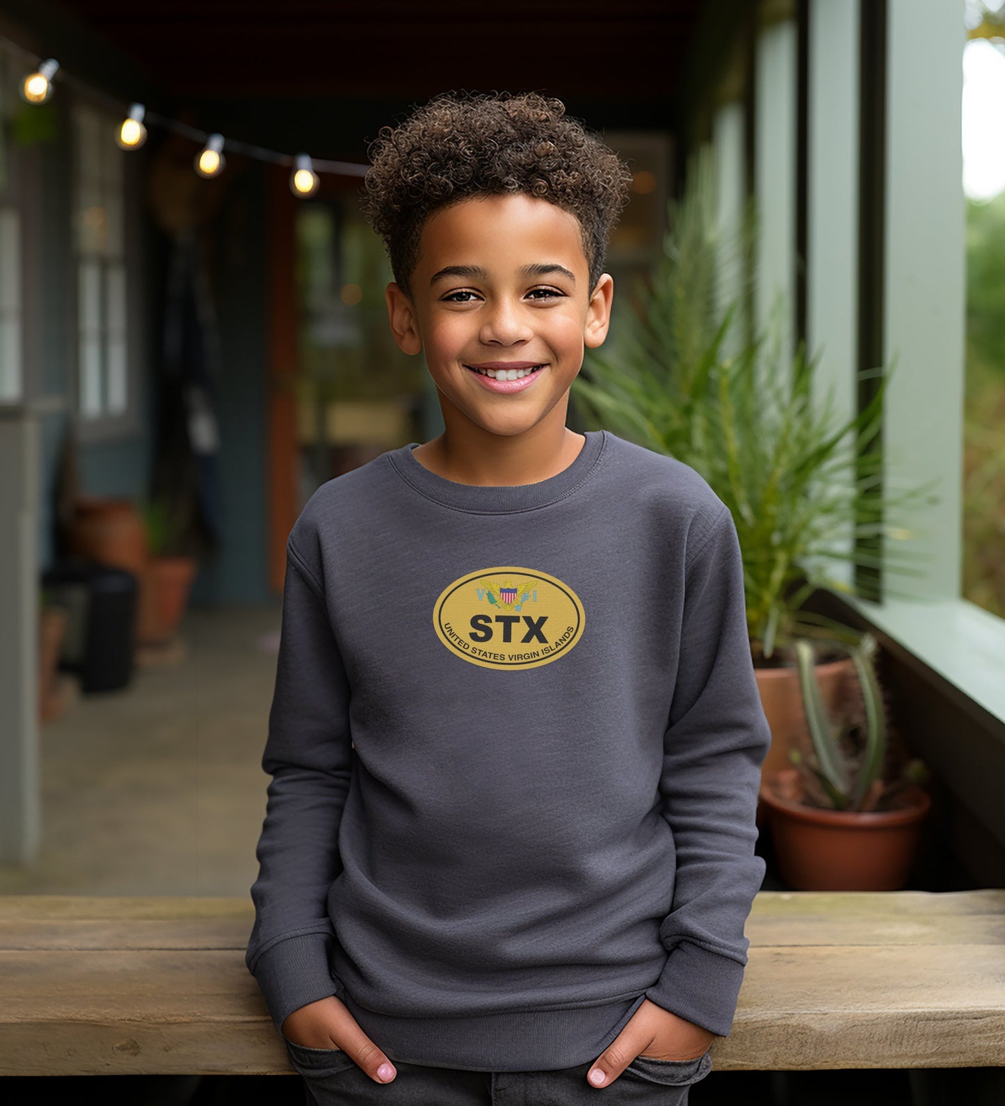 Stylish STX Logo Personalized Sweatshirt product type