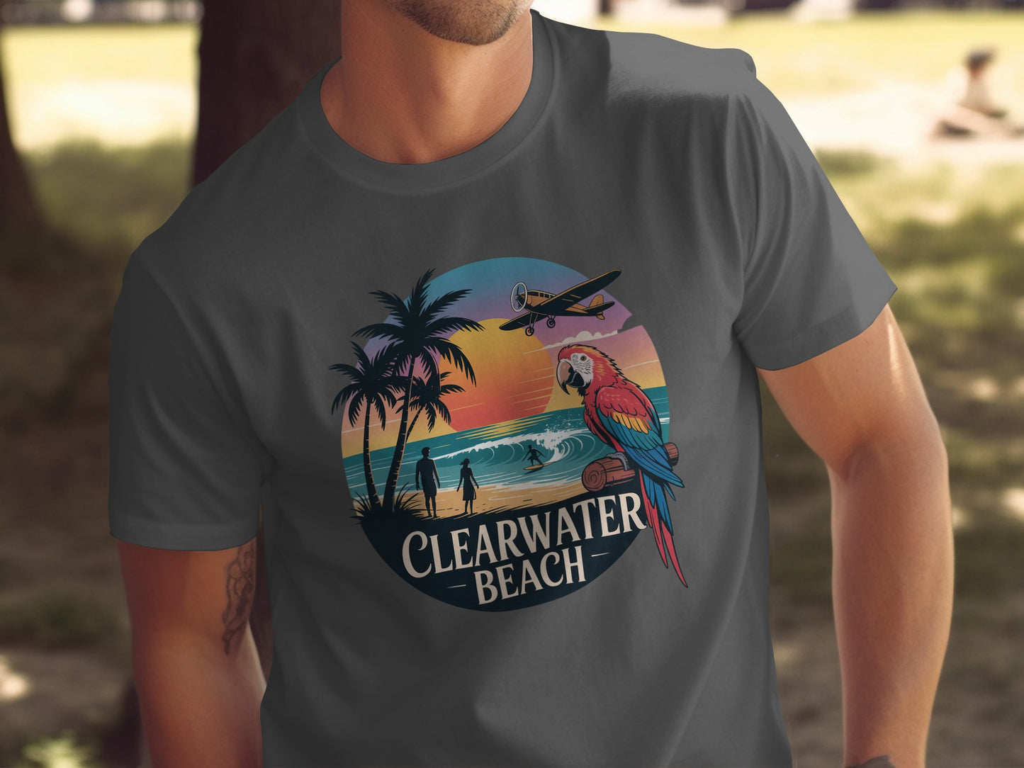 Clearwater Beach Sunset Design Graphic product