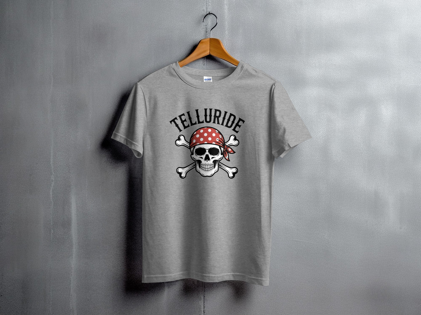 Telluride Skull and Bones Graphic T-Shirt product