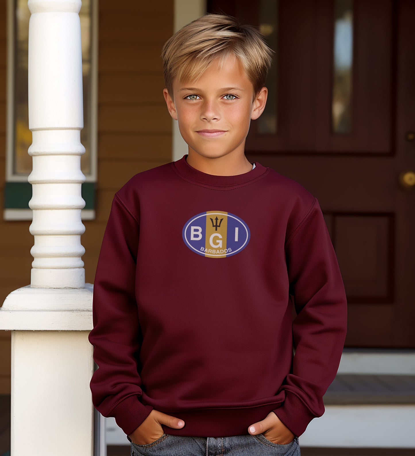 Stylish Boys BGI Barbados Graphic Sweatshirt product type