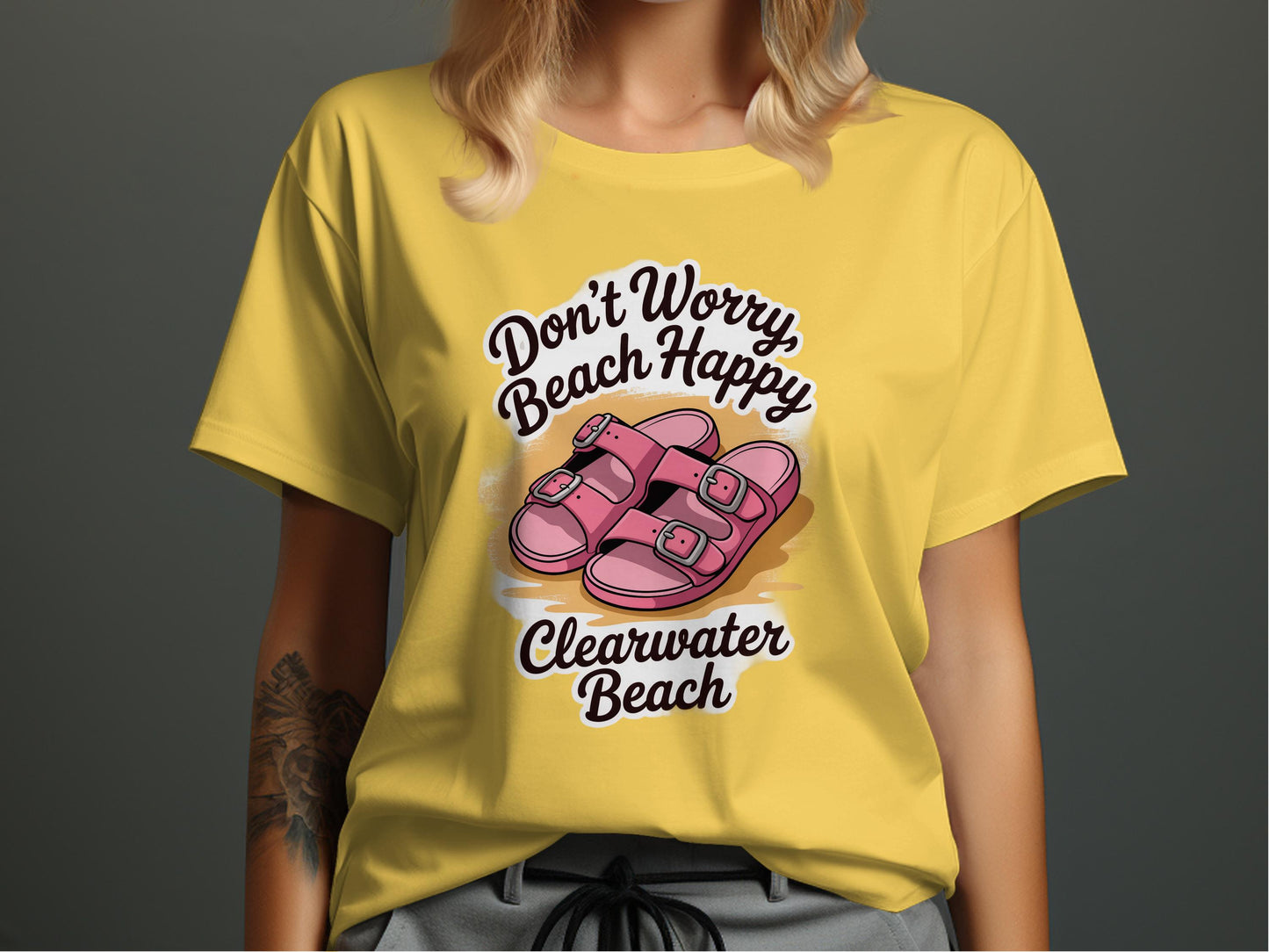 Don't Worry Beach Happy Clearwater Beach T-Shirt product