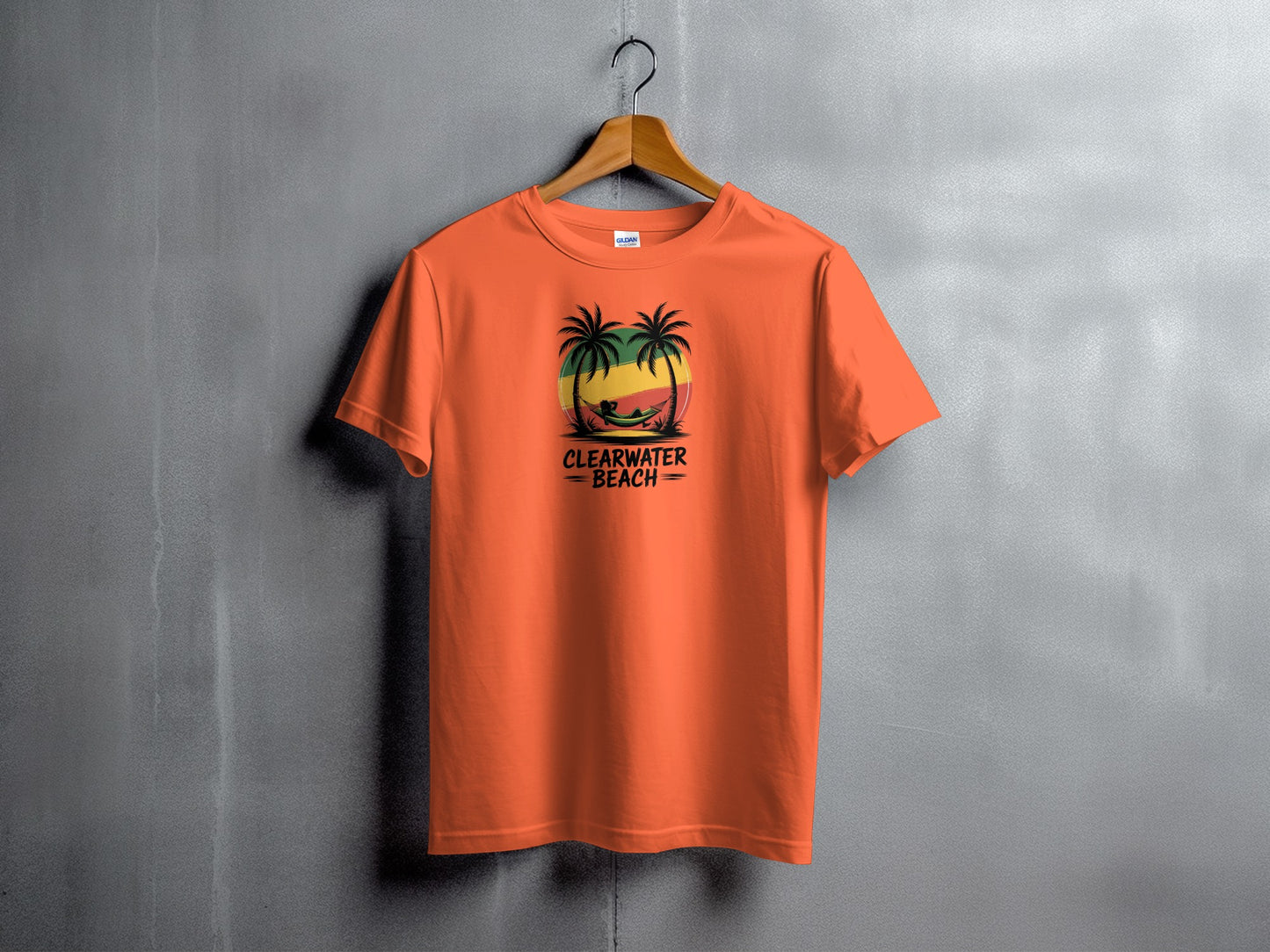 Clearwater Beach Tropical Sunset Graphic T-shirt product