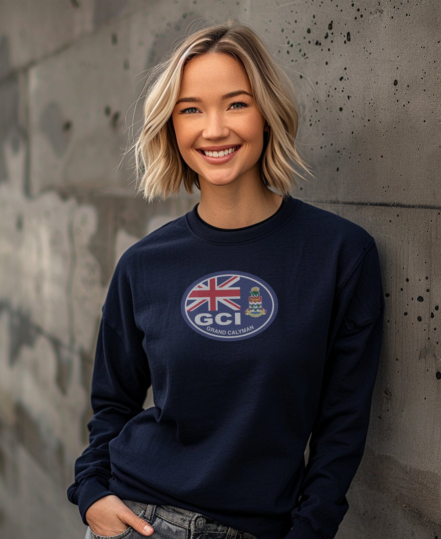 Grand Cayman GCI Flag Long Sleeve Shirt product