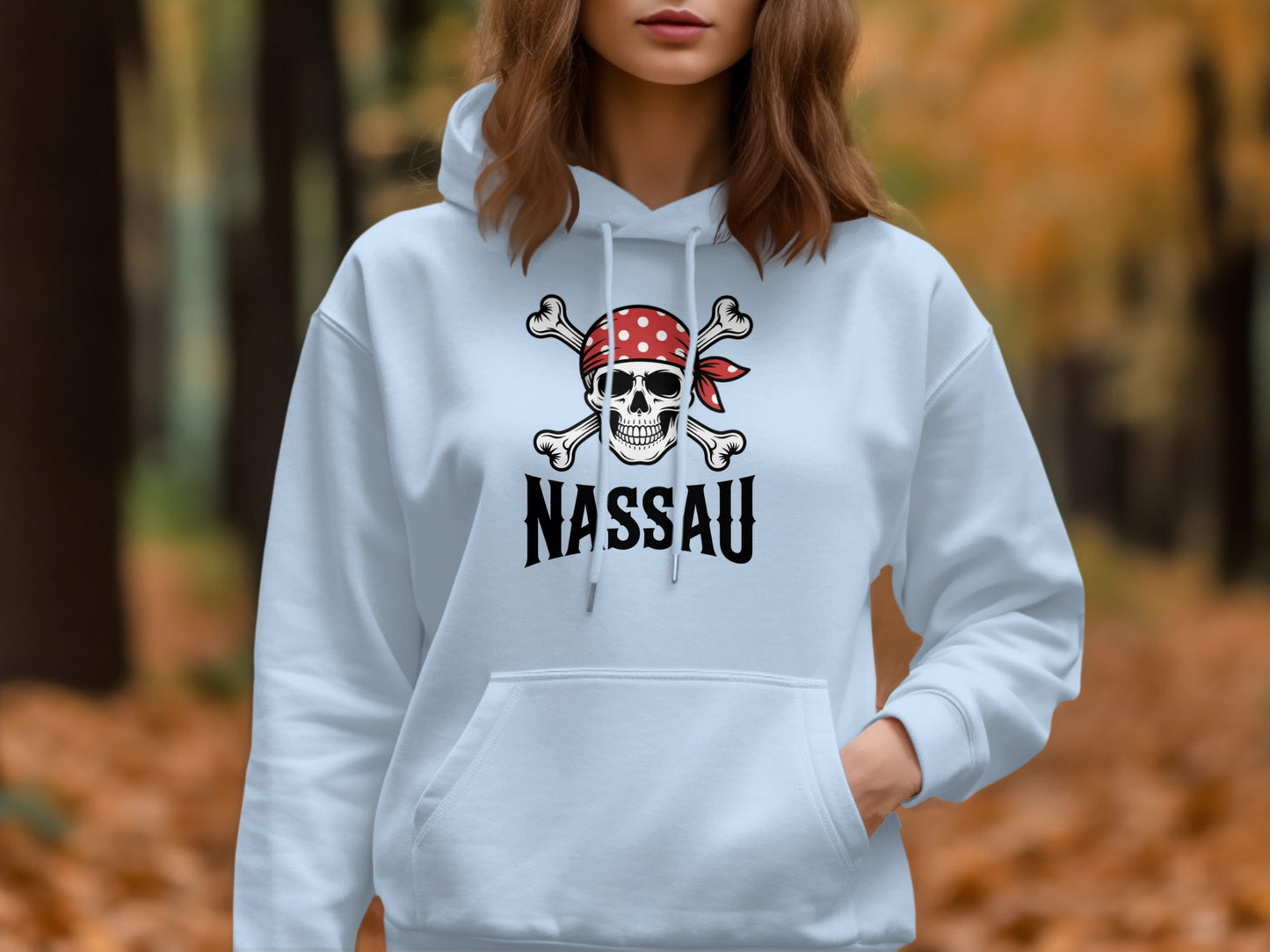 Nassau Pirate Skull Graphic Hoodie product