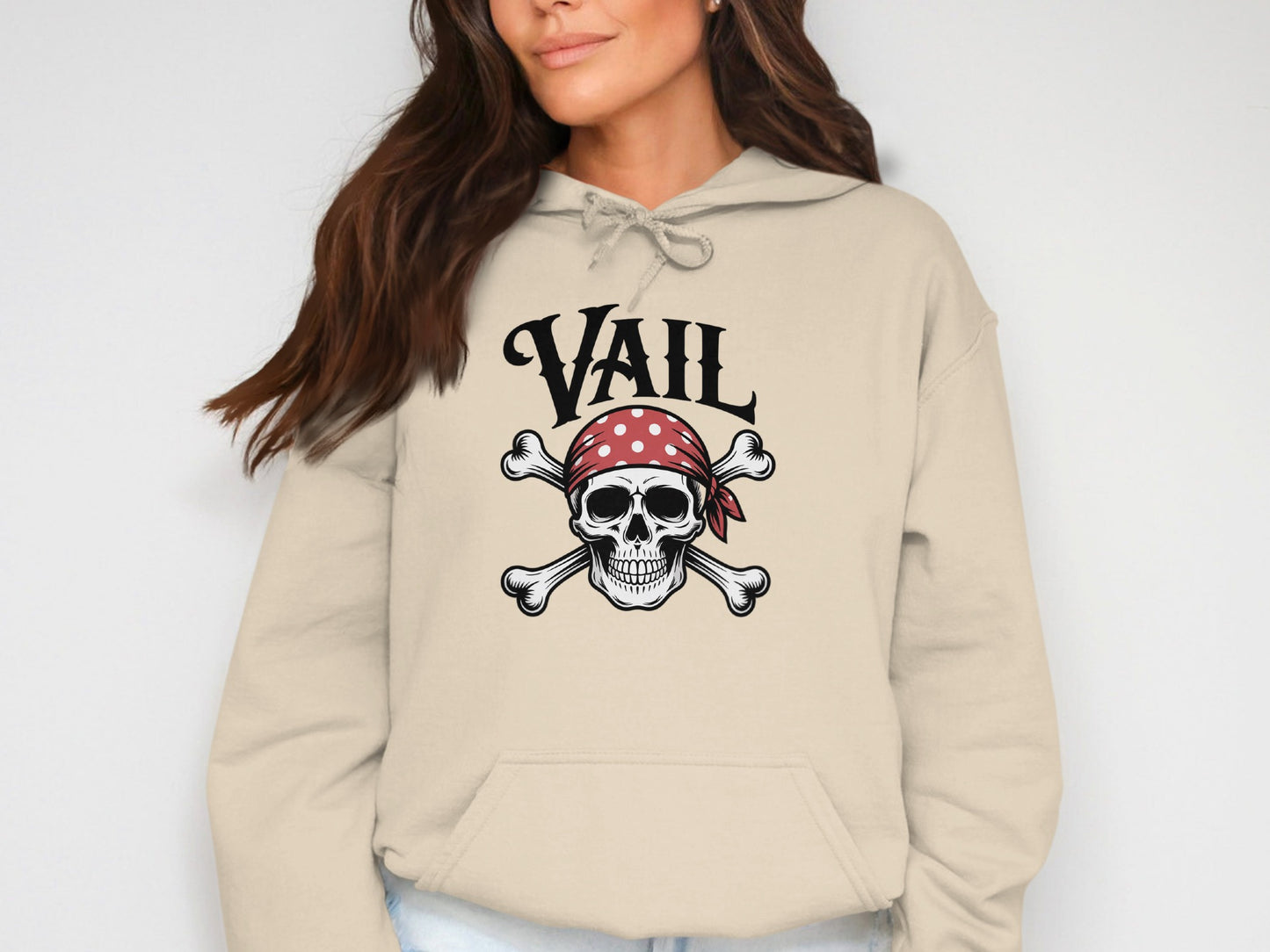 Vail Skull and Crossbones Graphic Hoodie product