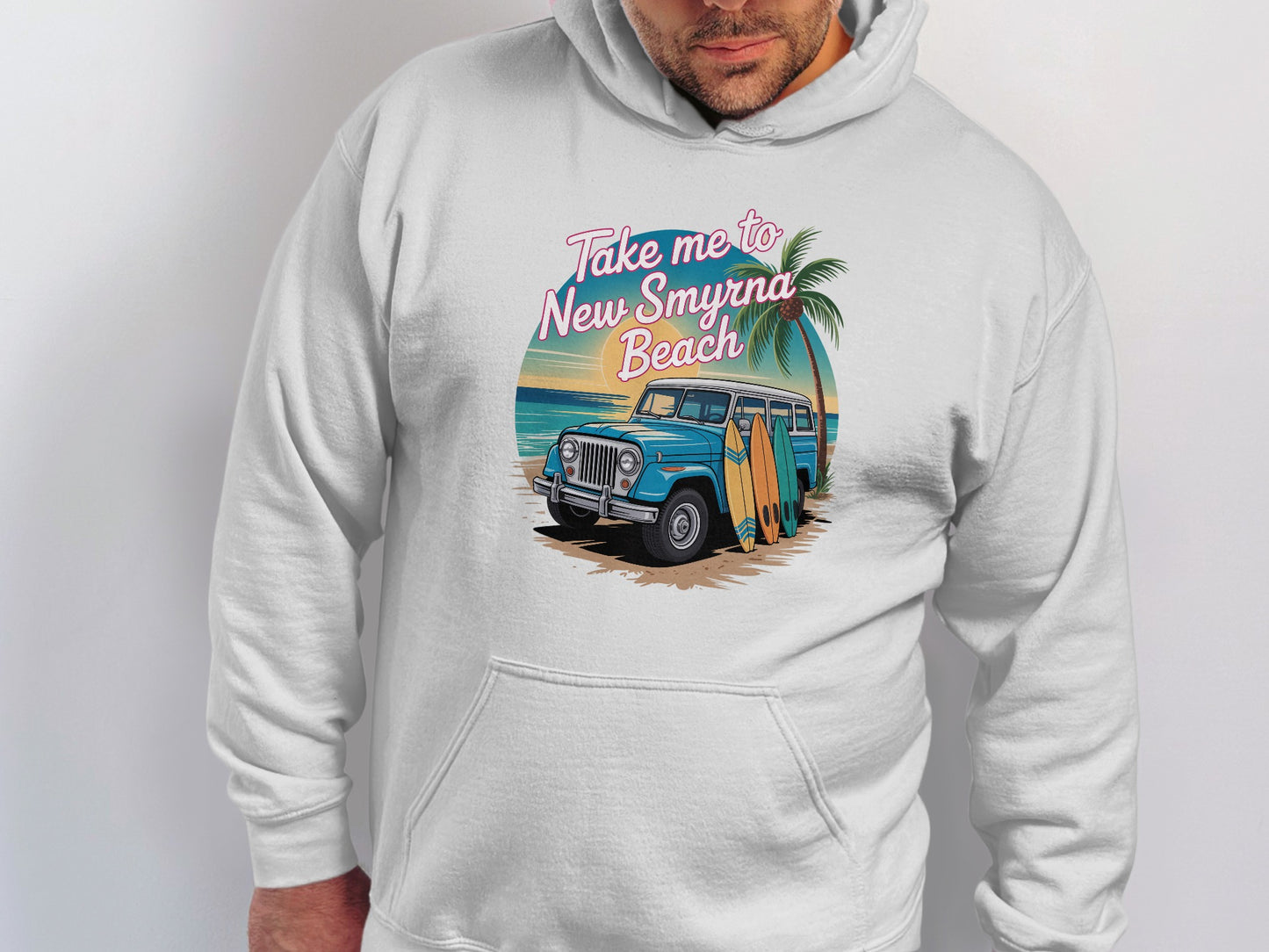 Take Me to New Smyrna Beach Hoodie for Comfortable Wear