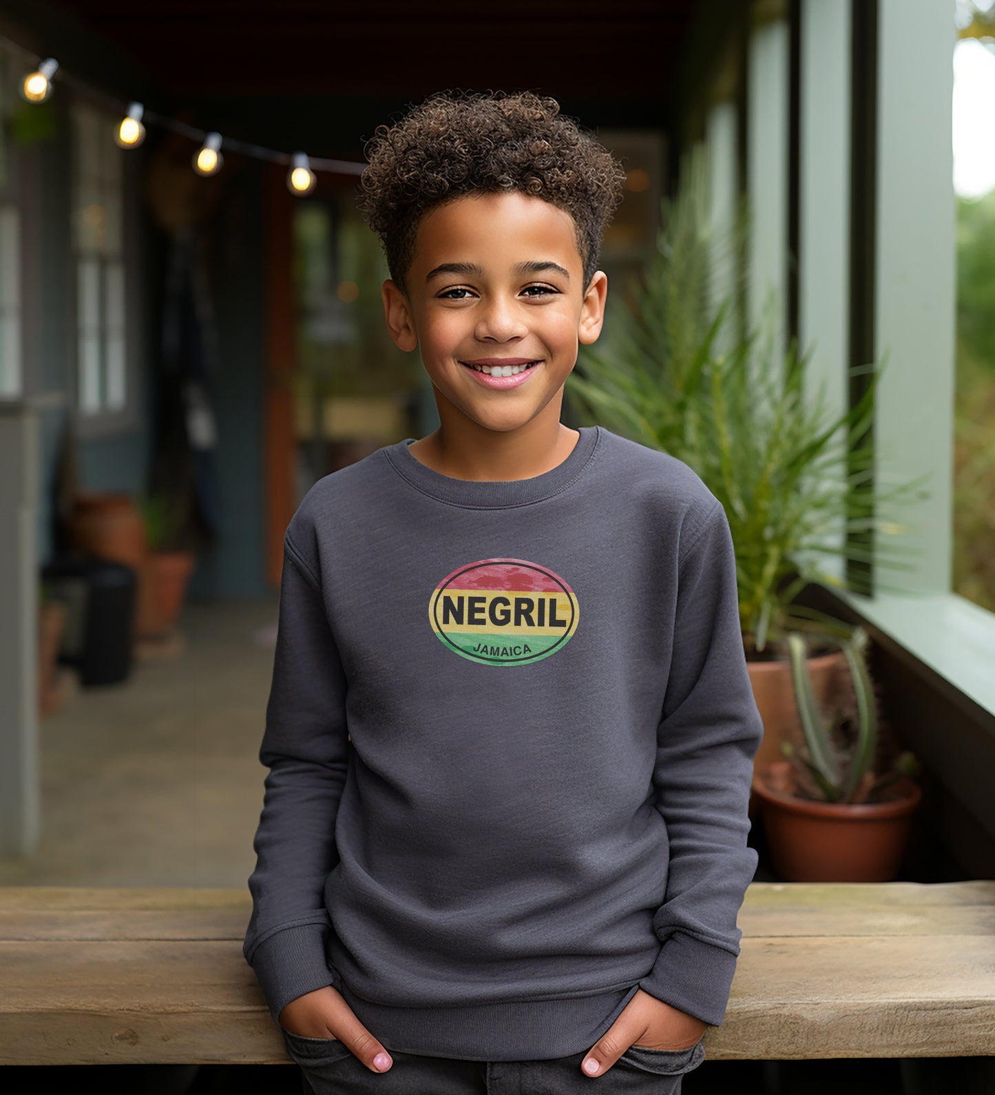 Negril Jamaica themed sweatshirt product