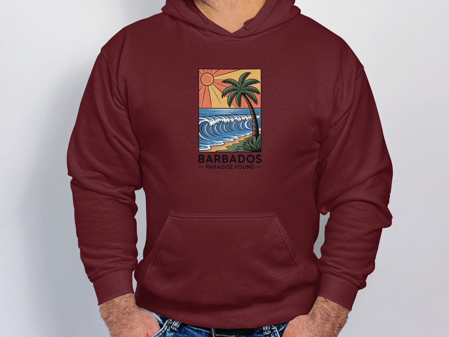 Barbados Paradise Found Graphic Hoodie product