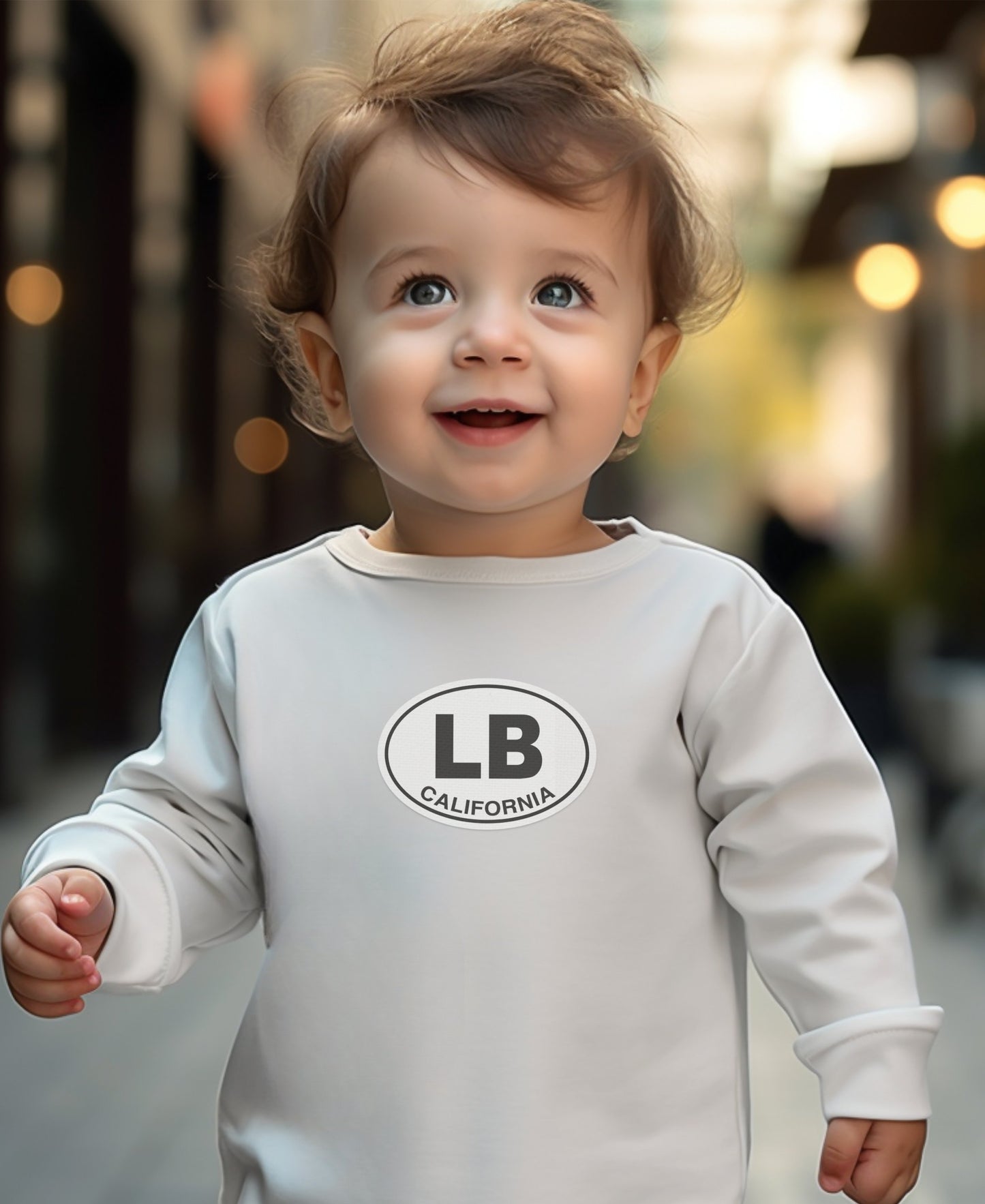 Laguna Beach exploring tide pools at Crystal Cove State Park Toddler Long Sleeve T-Shirt