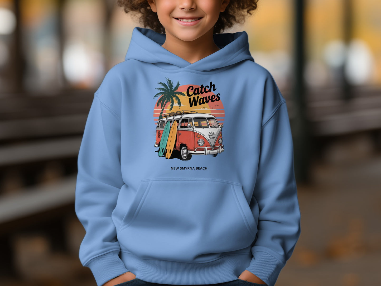 Catch Waves New Smyrna Beach Hoodie product