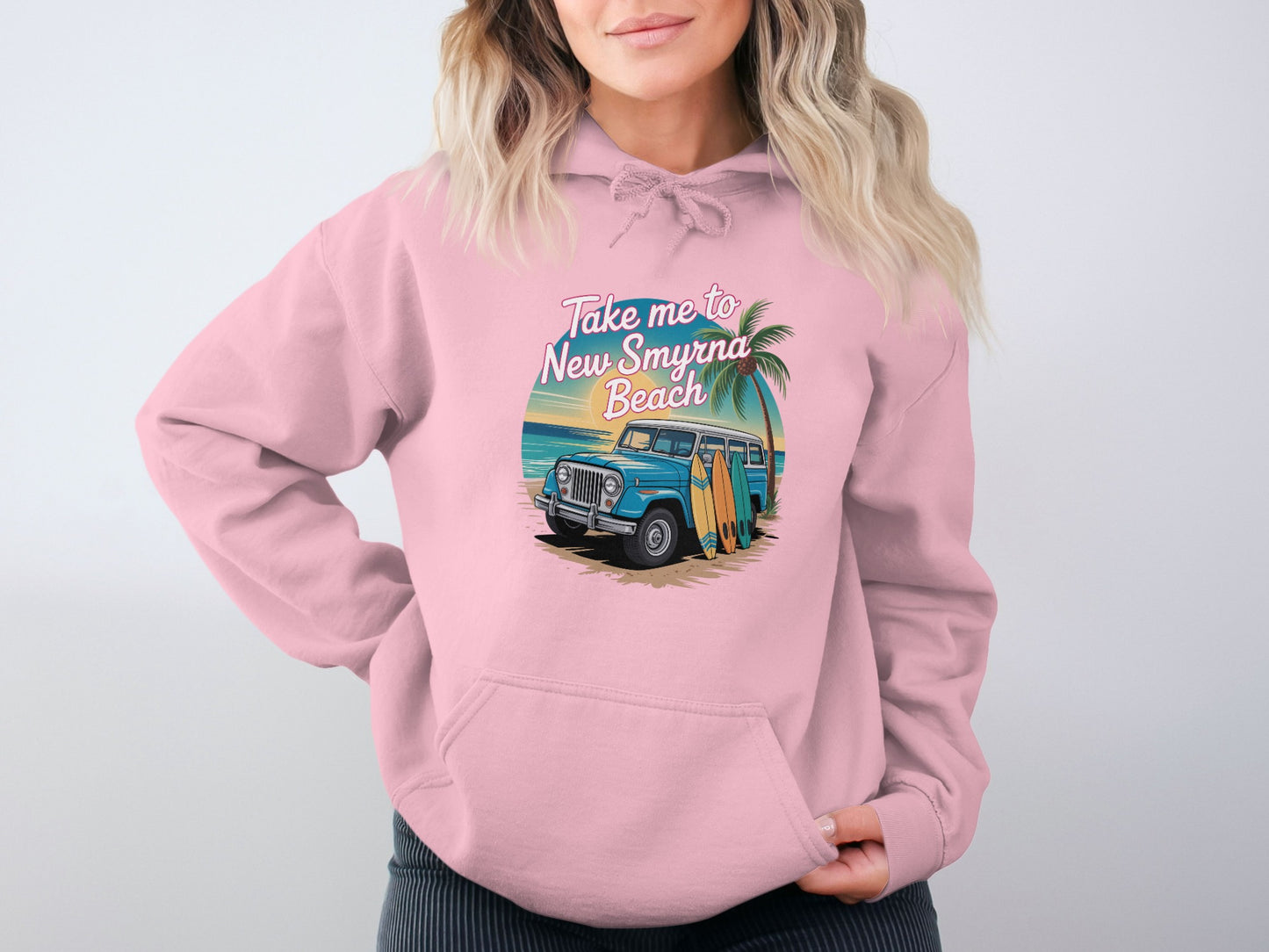 Take Me to New Smyrna Beach Graphic Hoodie product type