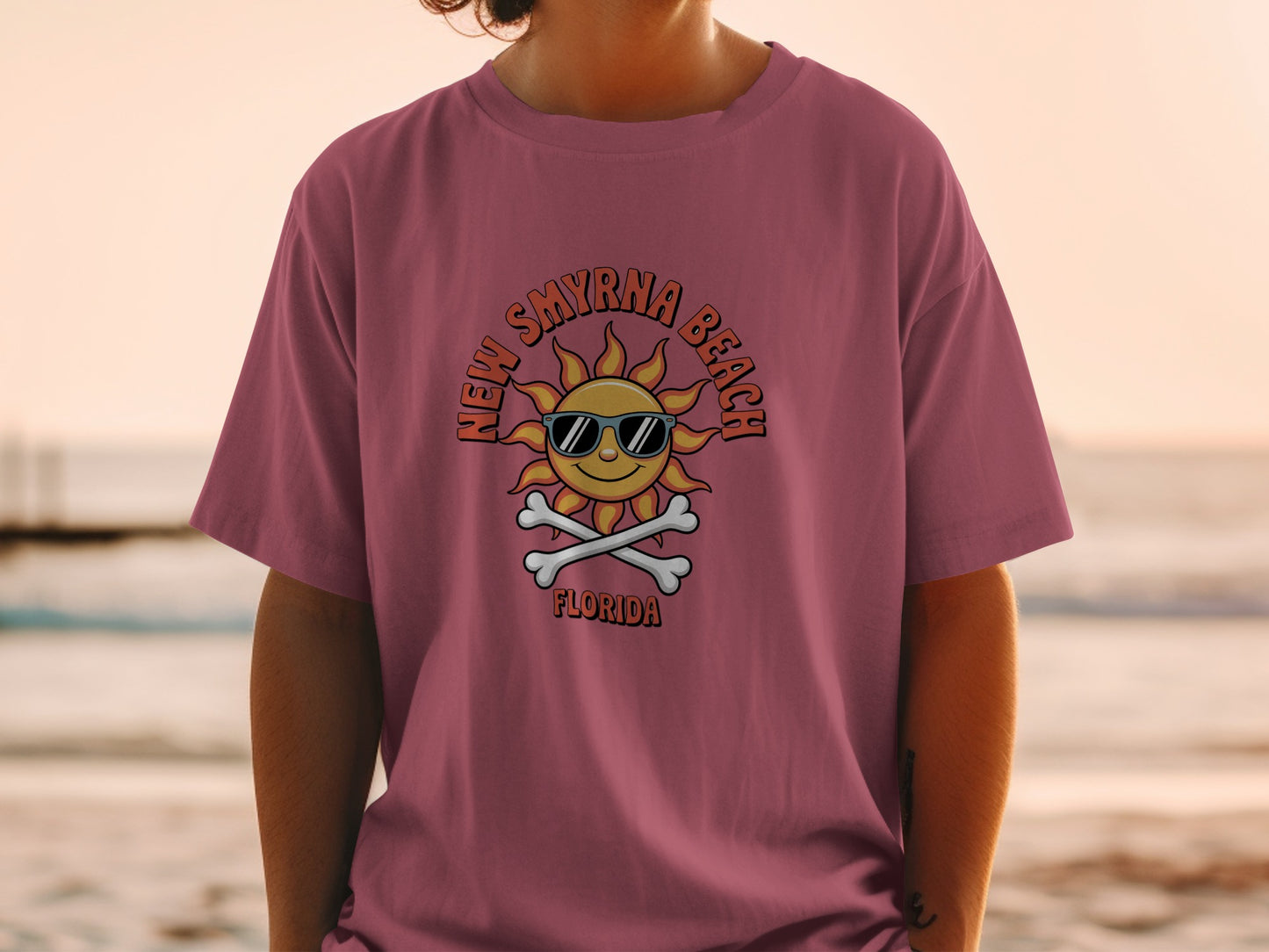 New Smyrna Beach Florida Sun Graphic T-shirt product