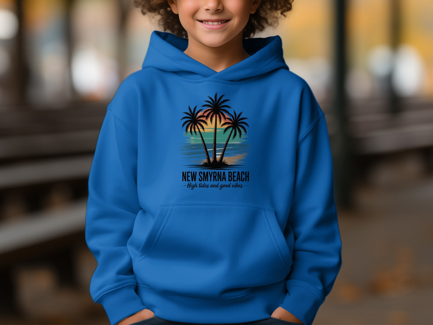 New Smyrna Beach Graphic Design Hoodie product