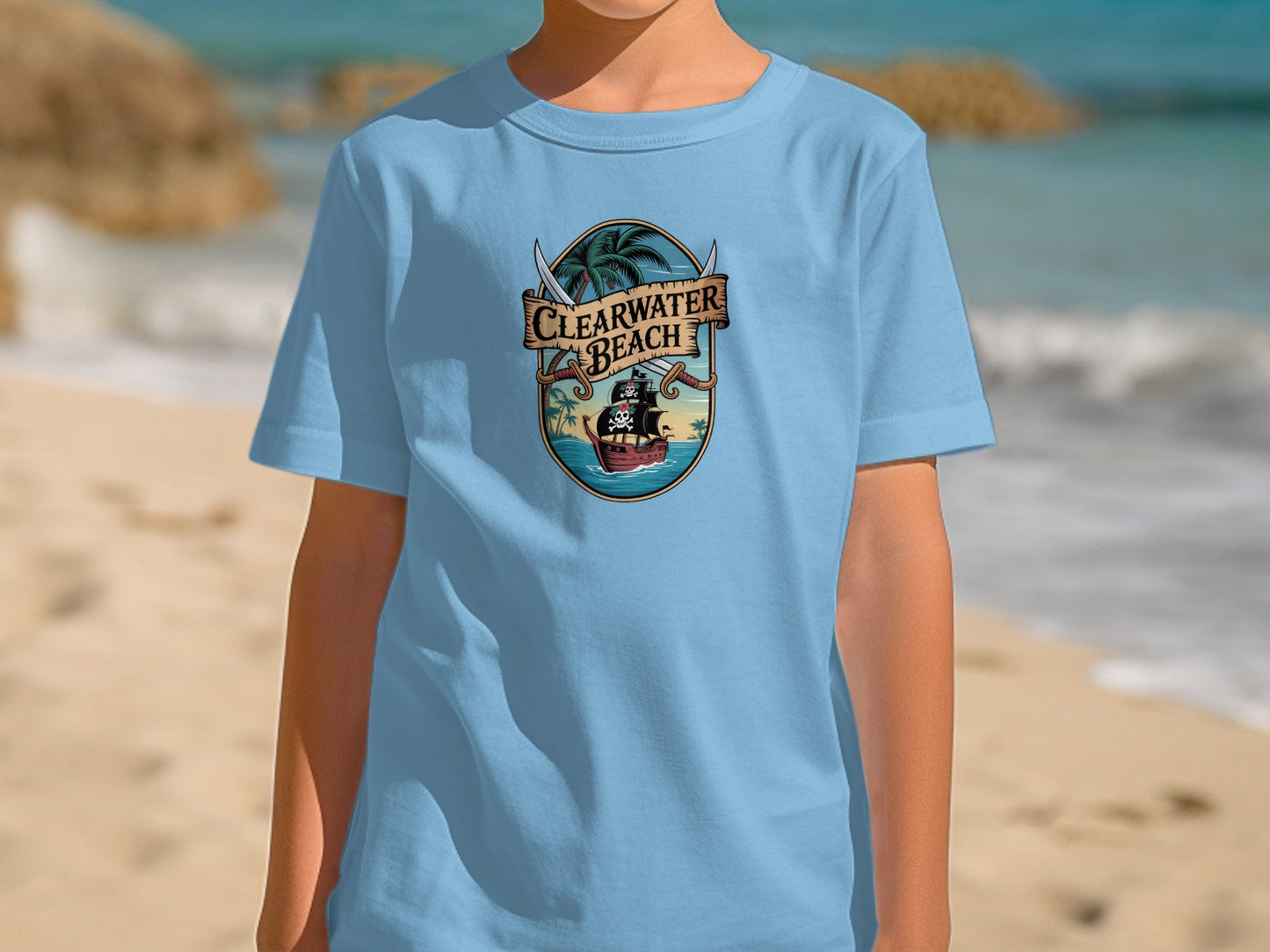 Clearwater Beach Pirate Costume Graphic T-shirt product type