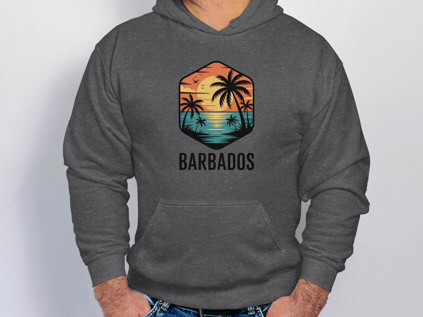 Barbados Beach Sunset Graphic Hoodie product type