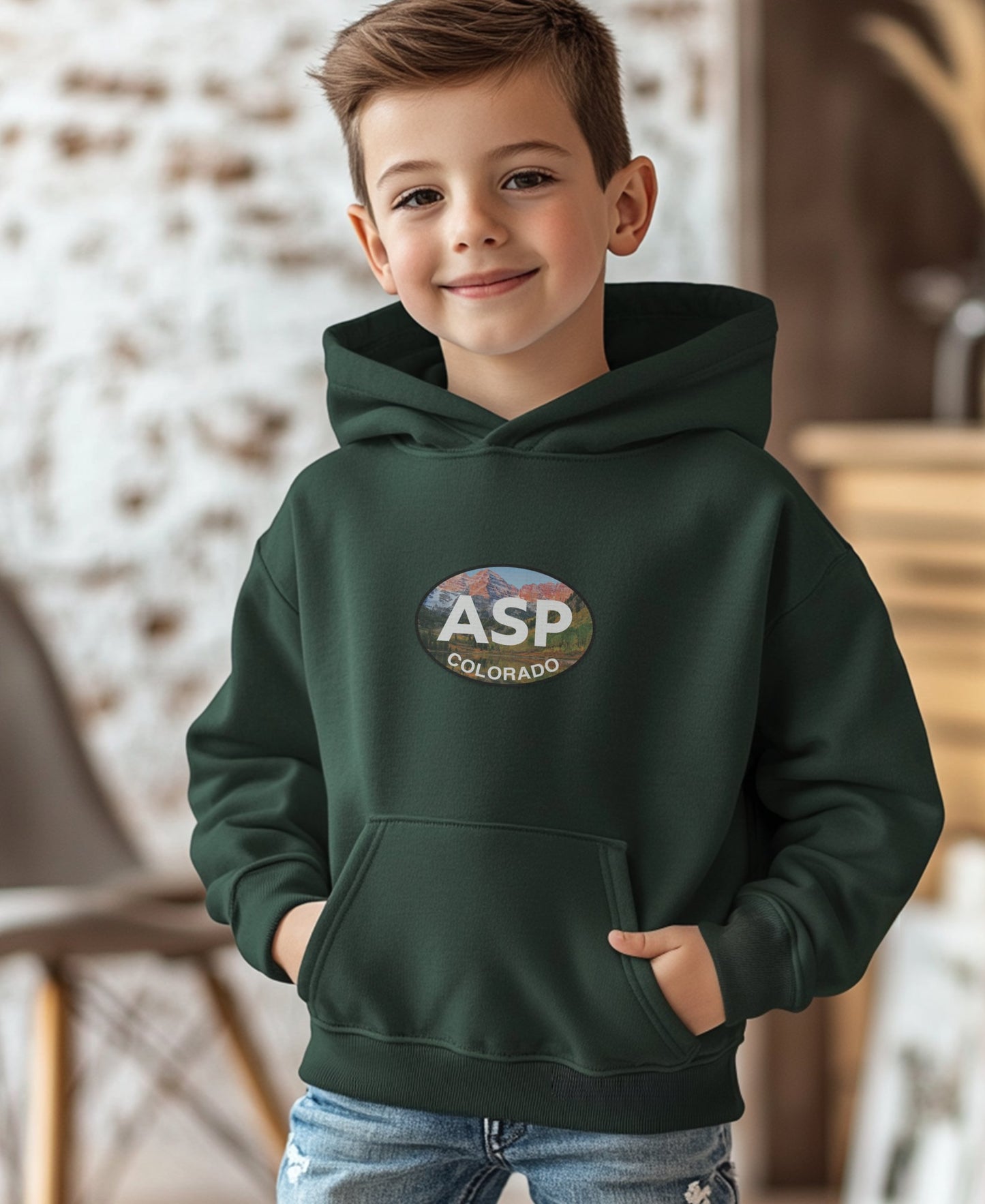 ASP Colorado Dark Green Pullover Hoodie product type