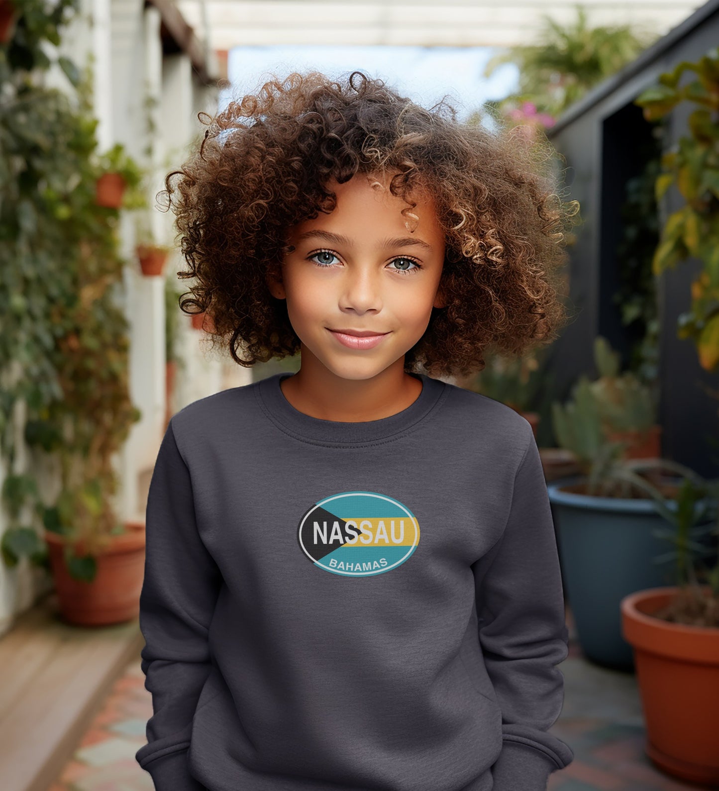 Nassau Bahamas Graphic Print Sweatshirt product