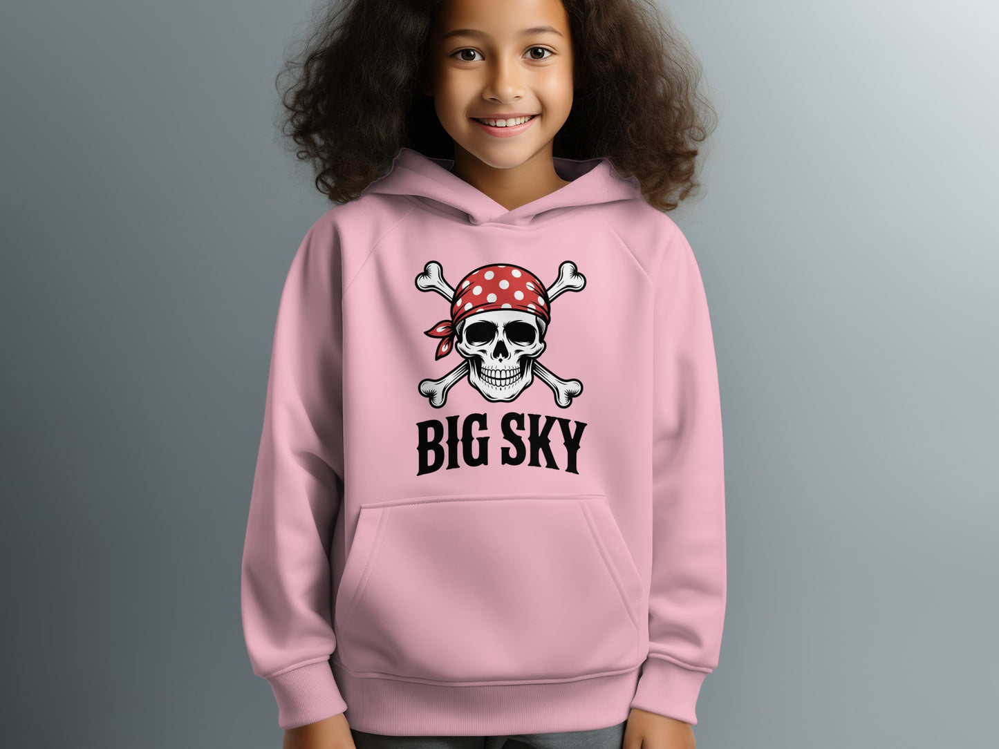 Big Sky Skull and Crossbones Hoodie product