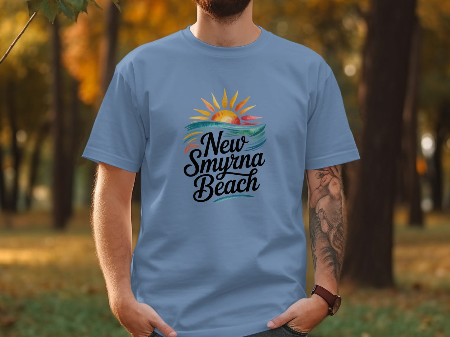 New Smyrna Beach Graphic Tee Shirt Product